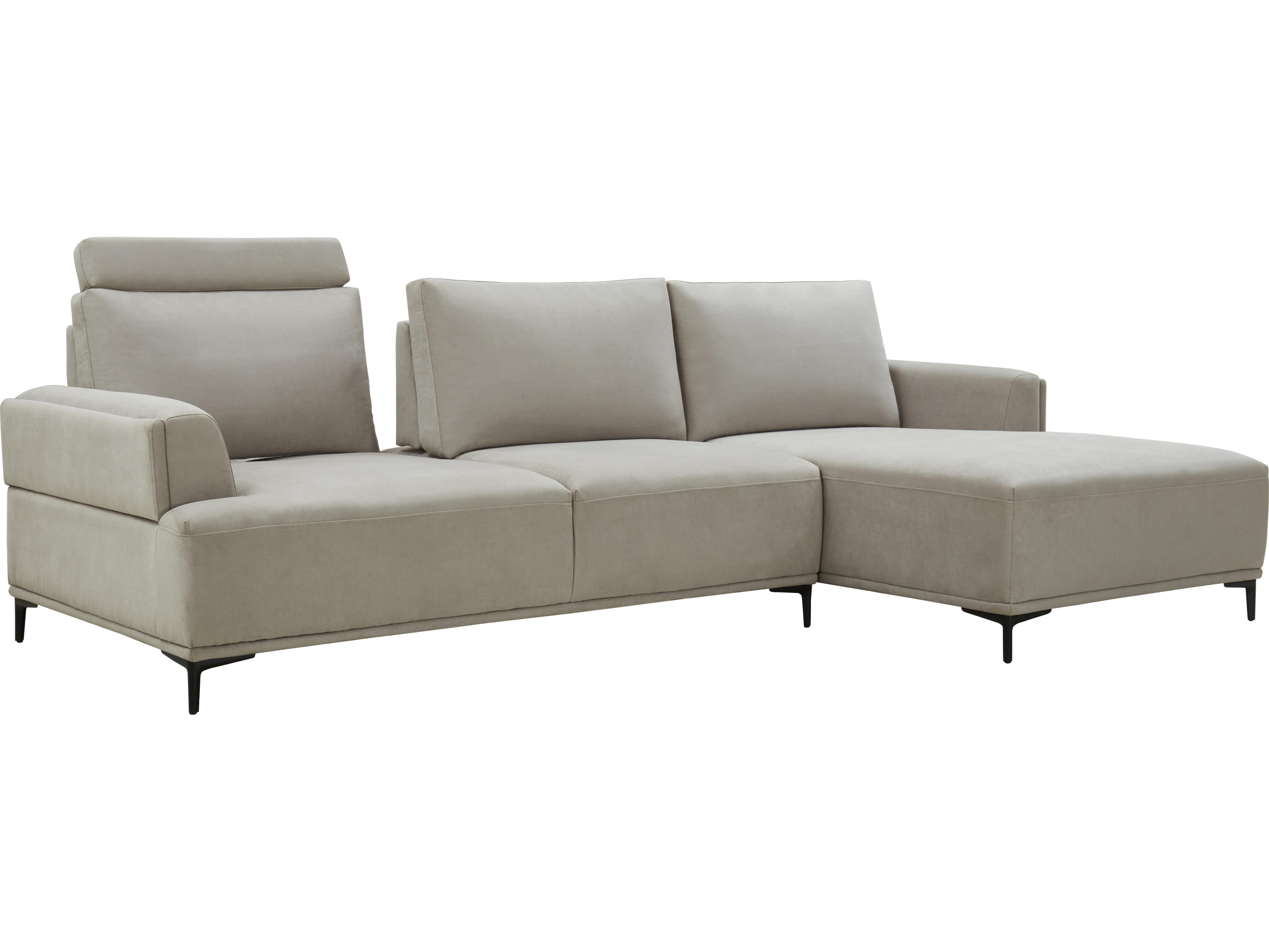 Pasargad Home Contempo Lucca Upholstered Sectional Sofa