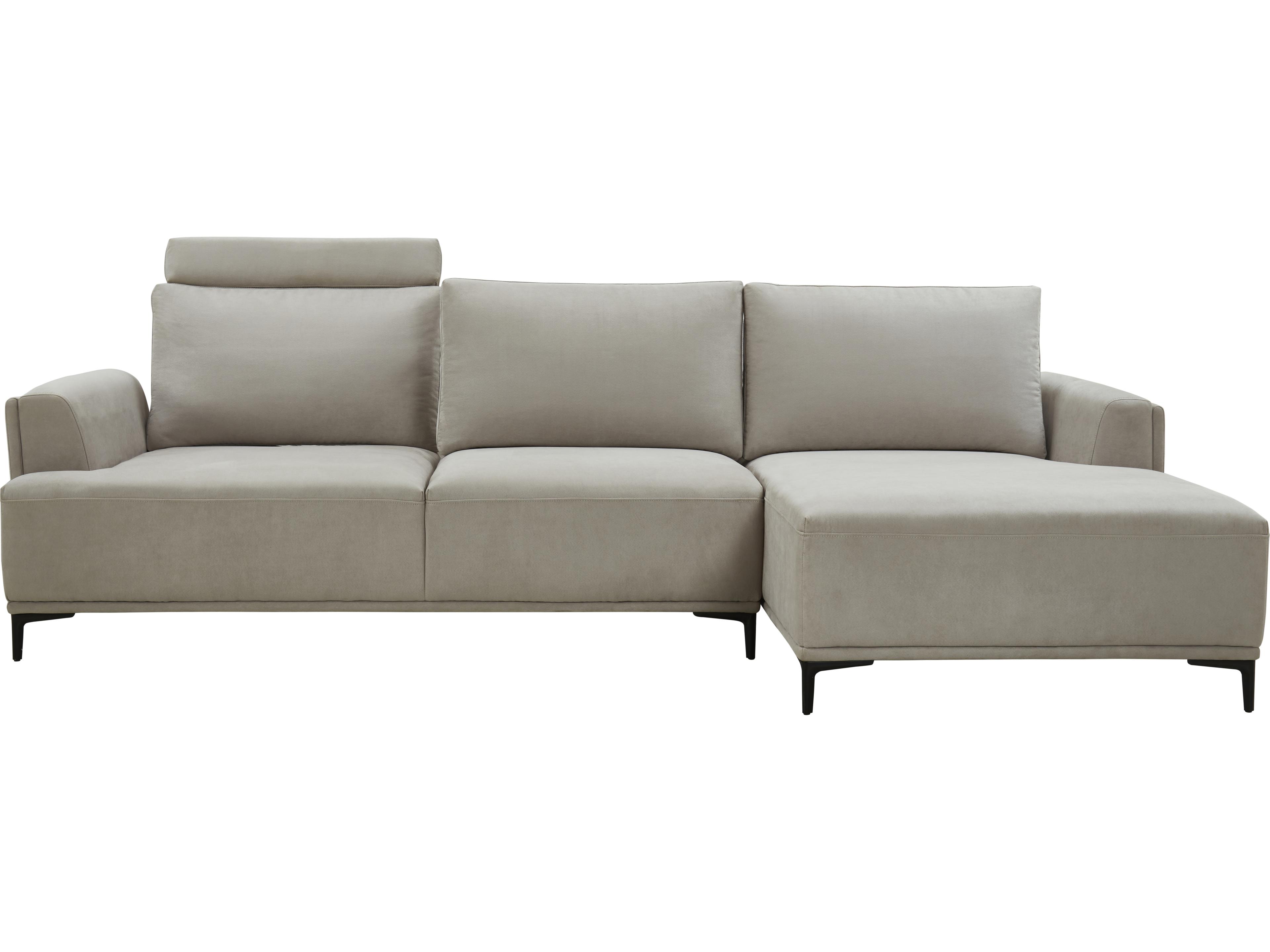 Pasargad Home Contempo Lucca Upholstered Sectional Sofa
