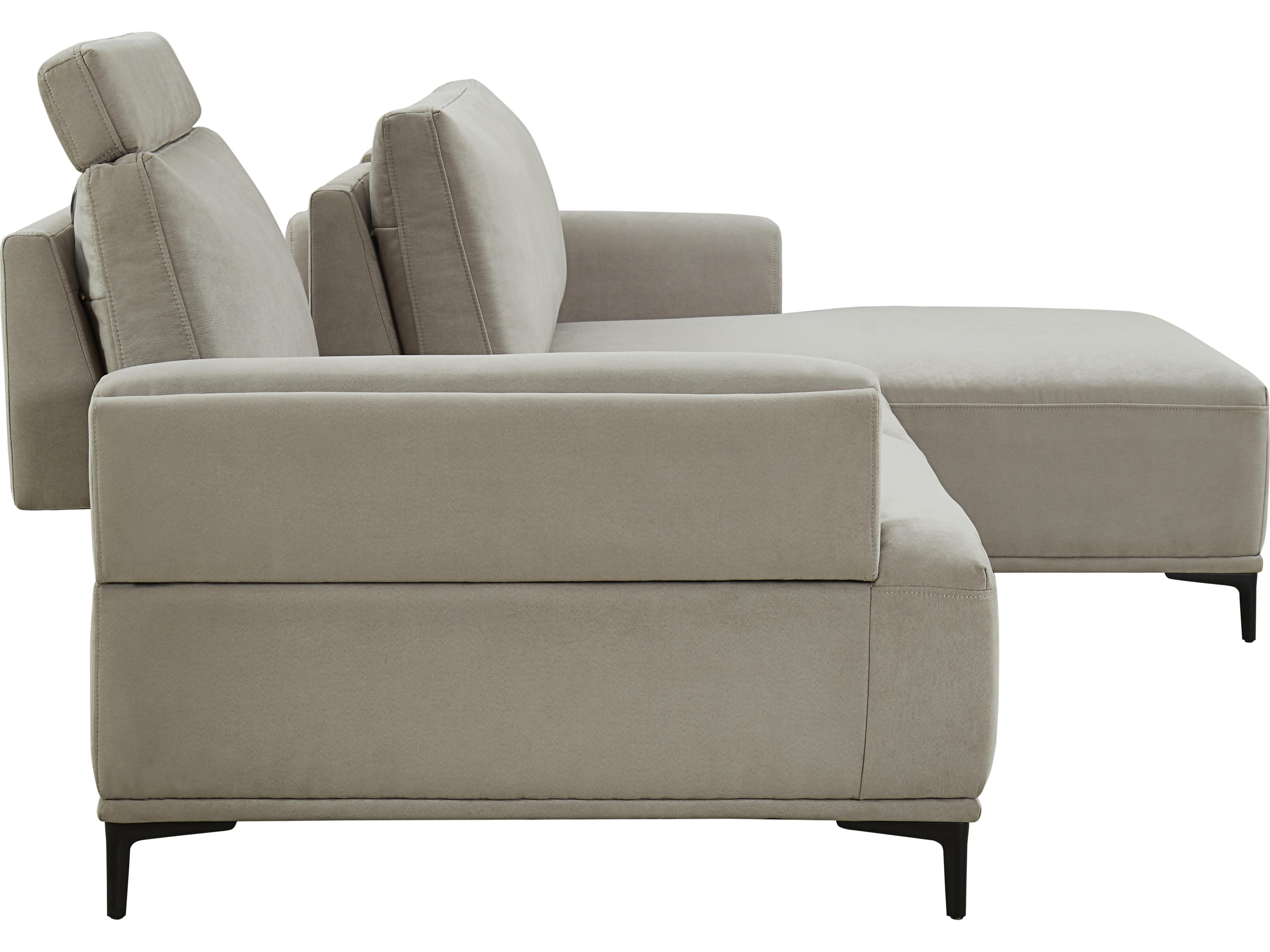 Pasargad Home Contempo Lucca Upholstered Sectional Sofa