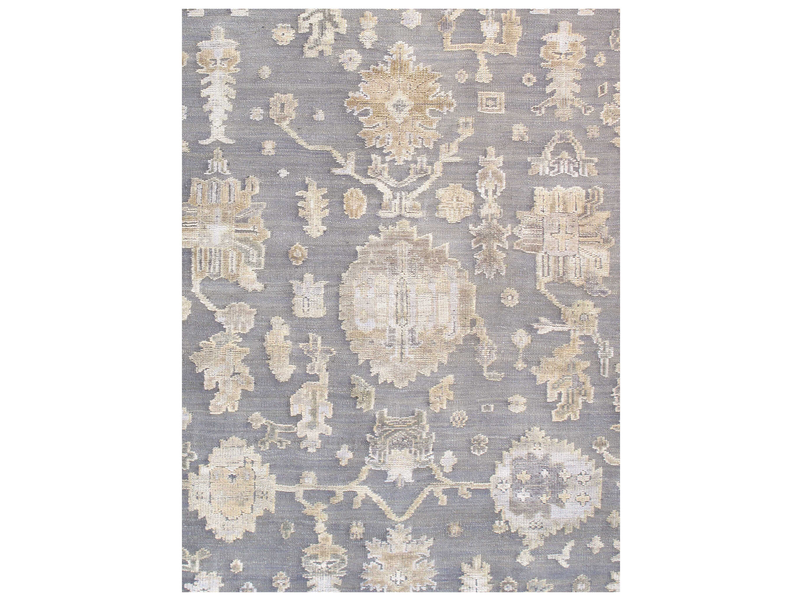 Pasargad Home Oushak Bordered Area Rug