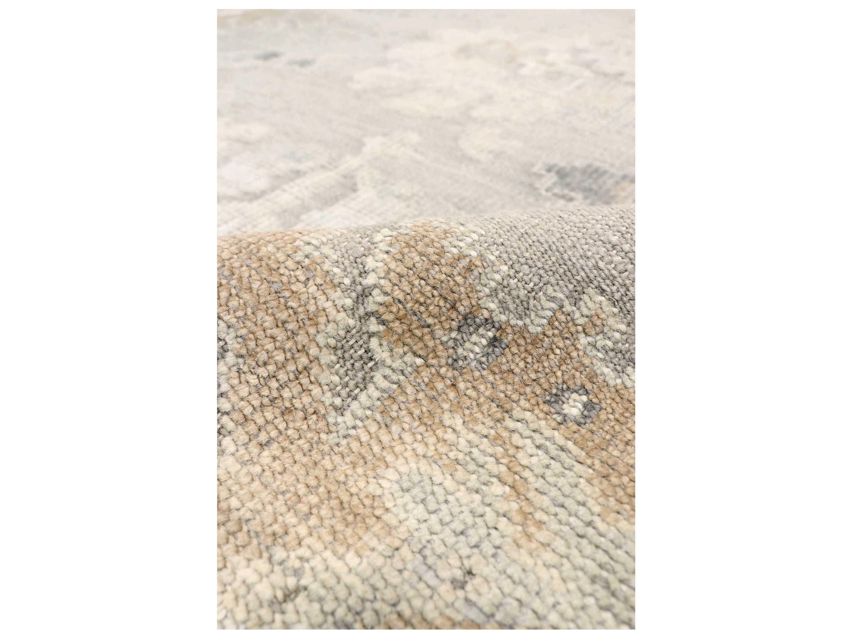 Pasargad Home Oushak Bordered Area Rug