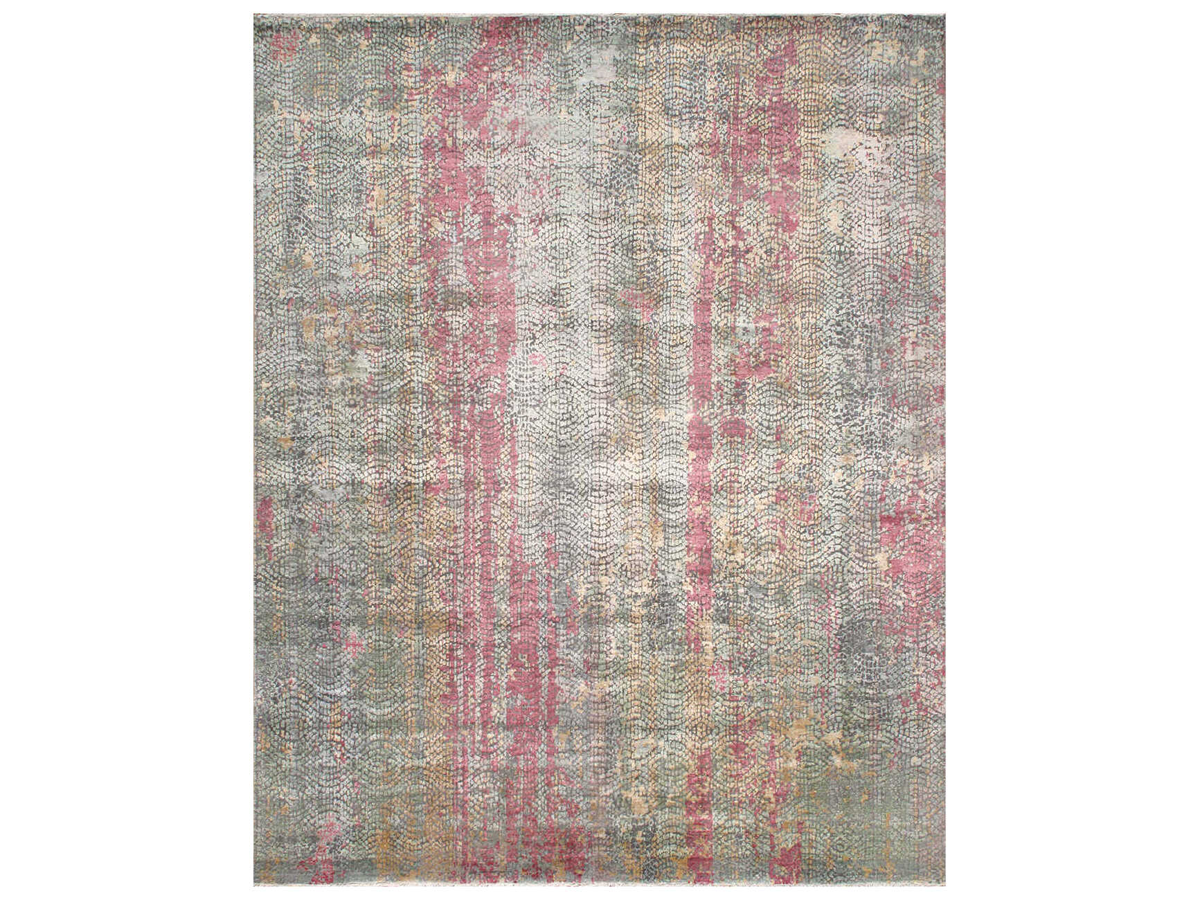 Pasargad Home Modern Gemstone Abstract Area Rug