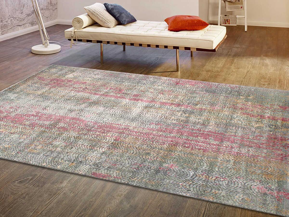 Pasargad Home Modern Gemstone Abstract Area Rug
