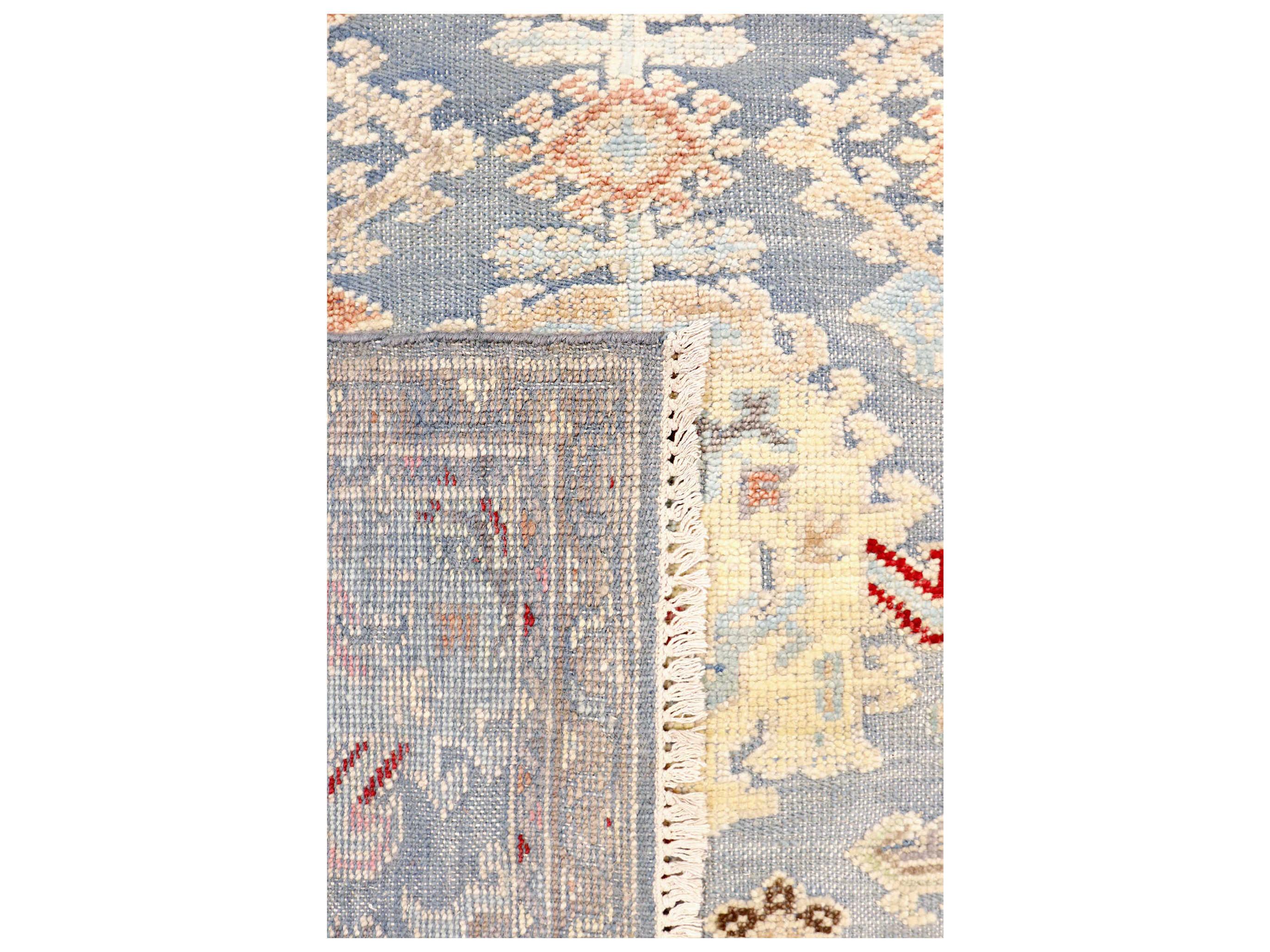 Pasargad Home Oushak Bordered Area Rug