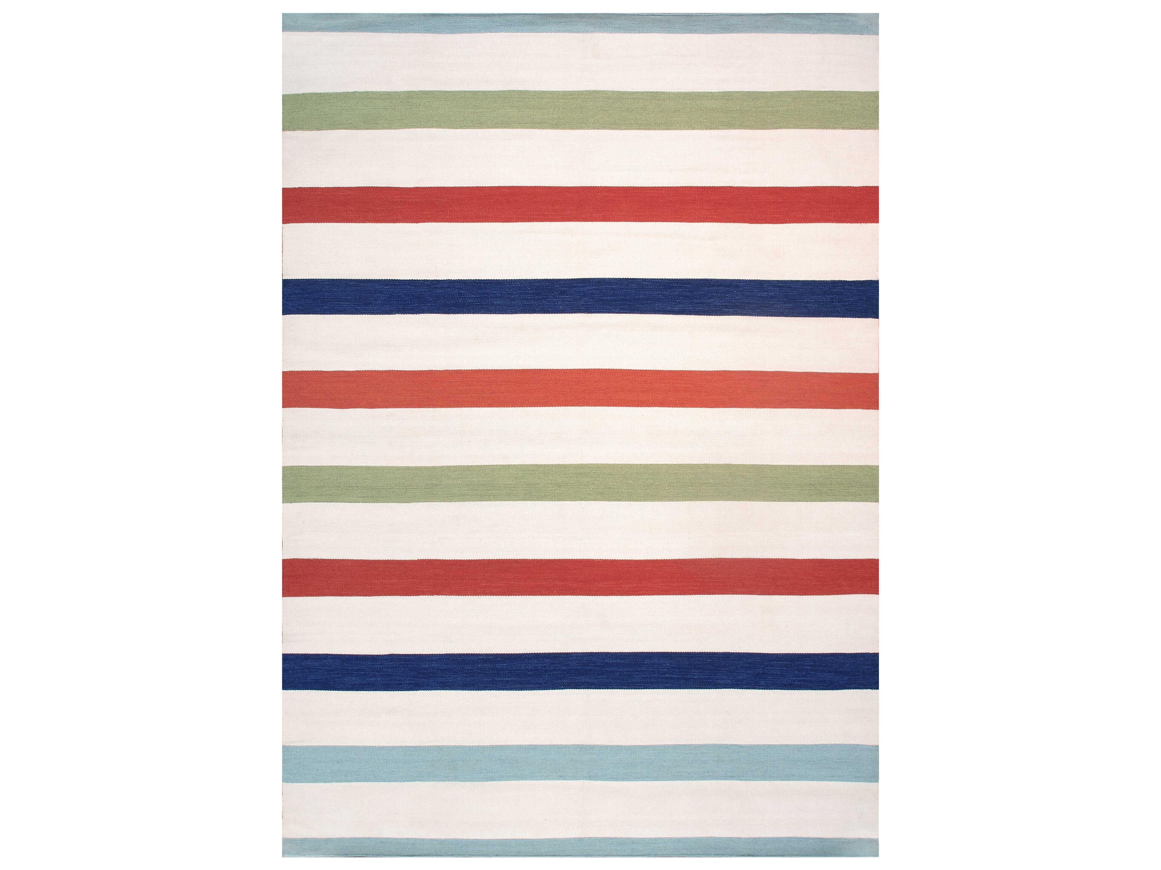 Pasargad Home Hampton Flatweave Striped Area Rug
