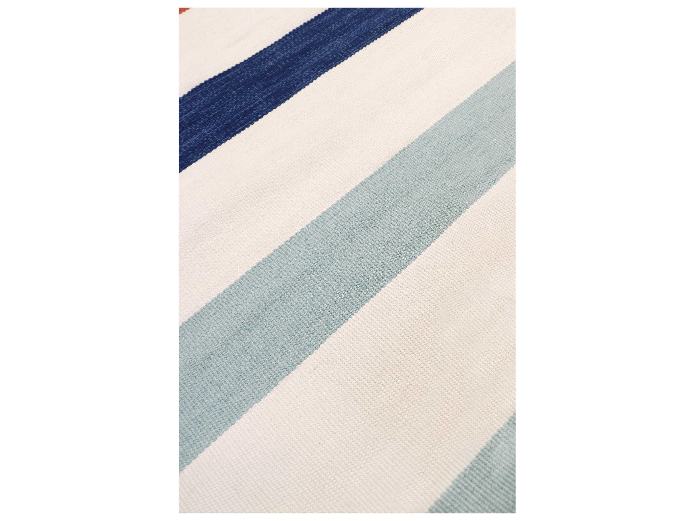 Pasargad Home Hampton Flatweave Striped Area Rug