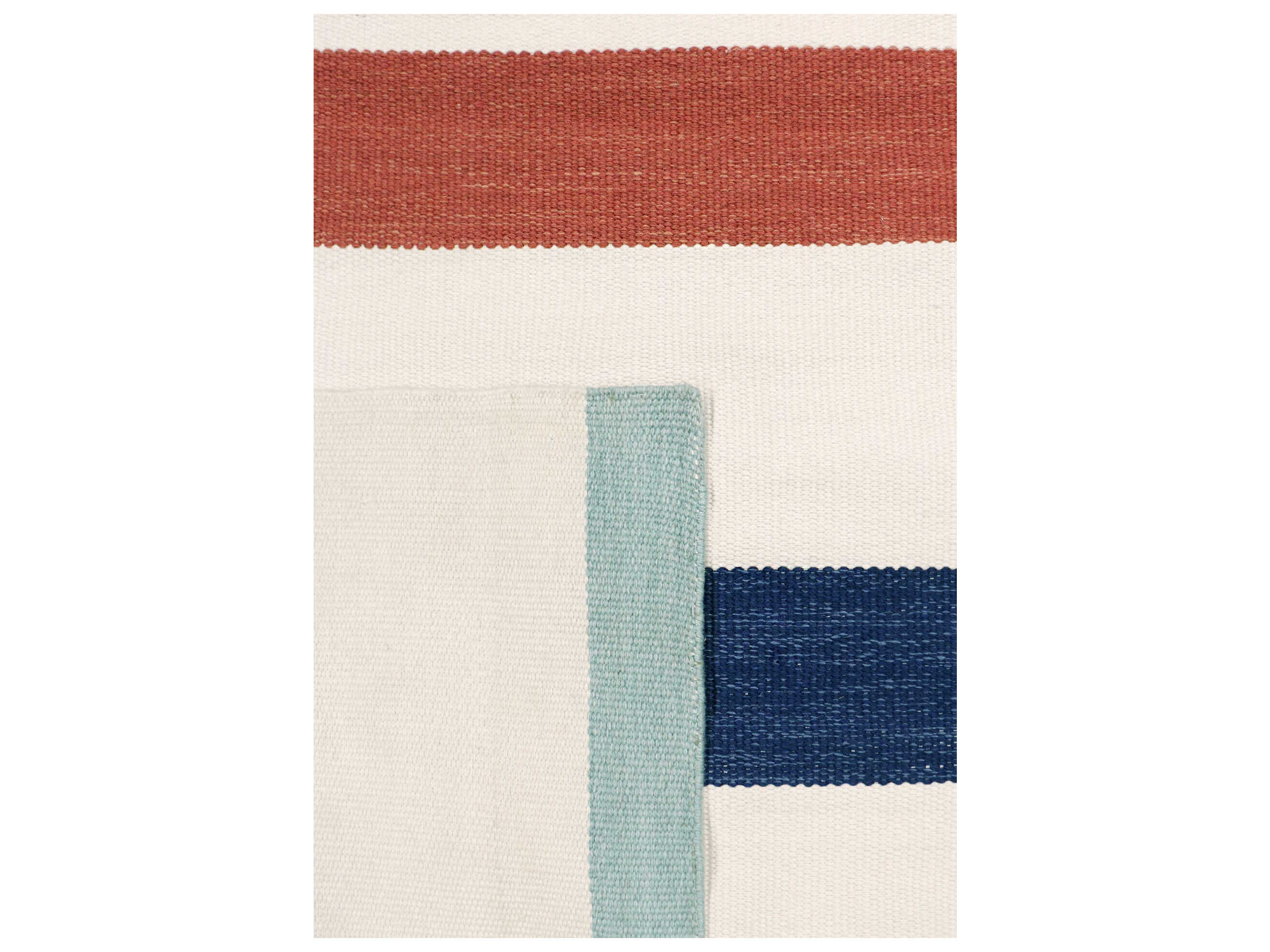 Pasargad Home Hampton Flatweave Striped Area Rug