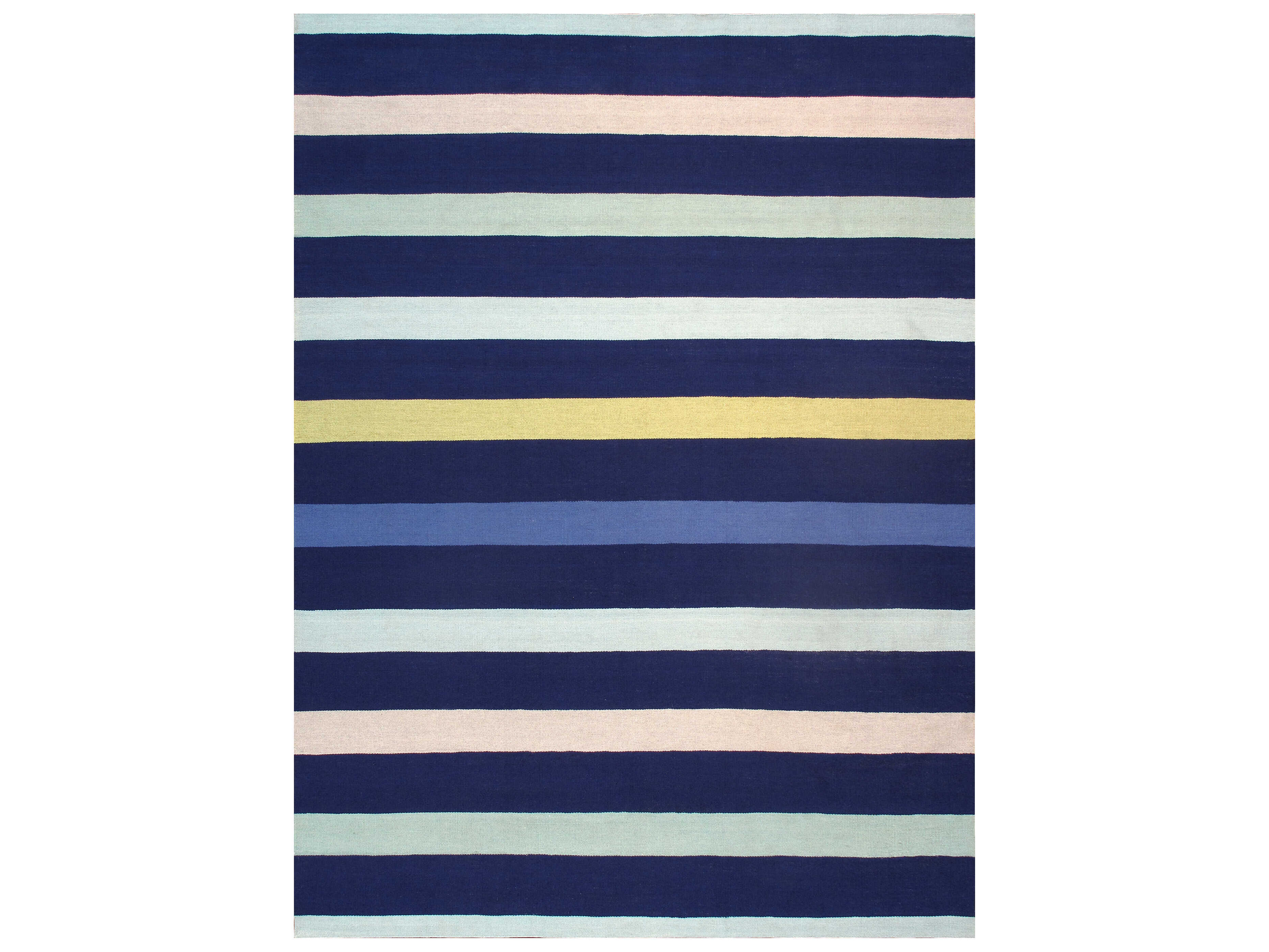 Pasargad Home Hampton Flatweave Striped Area Rug