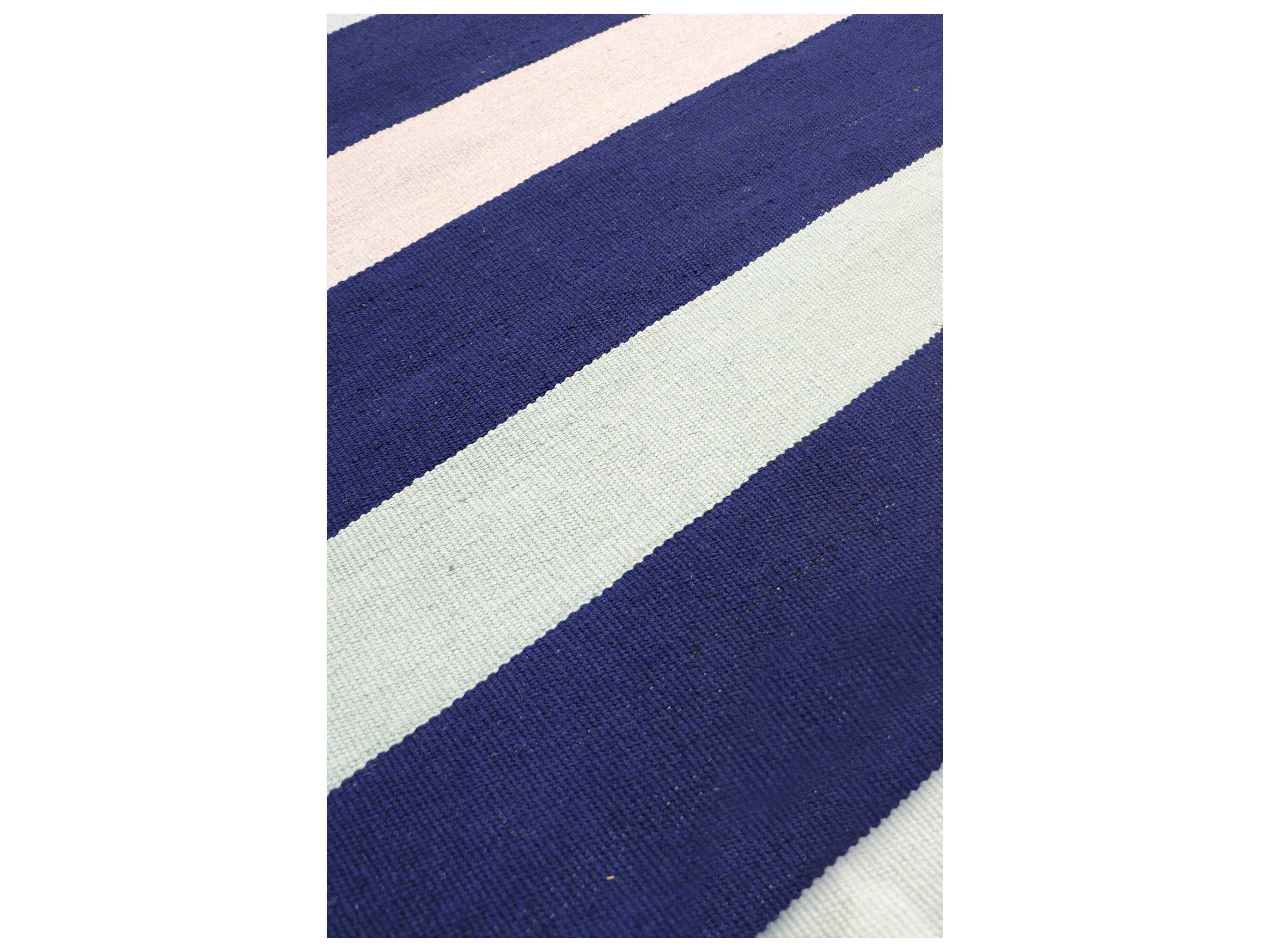 Pasargad Home Hampton Flatweave Striped Area Rug