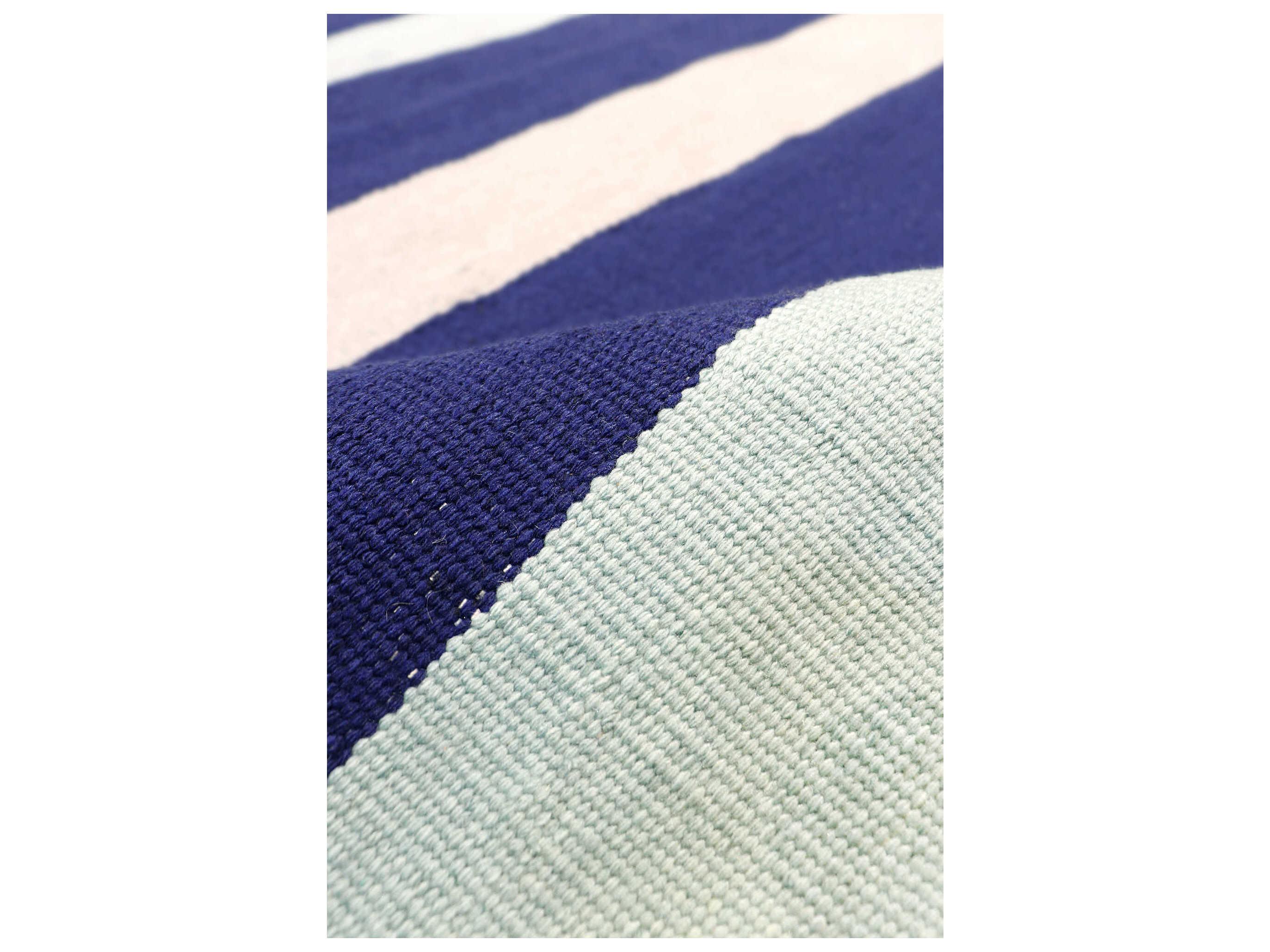 Pasargad Home Hampton Flatweave Striped Area Rug