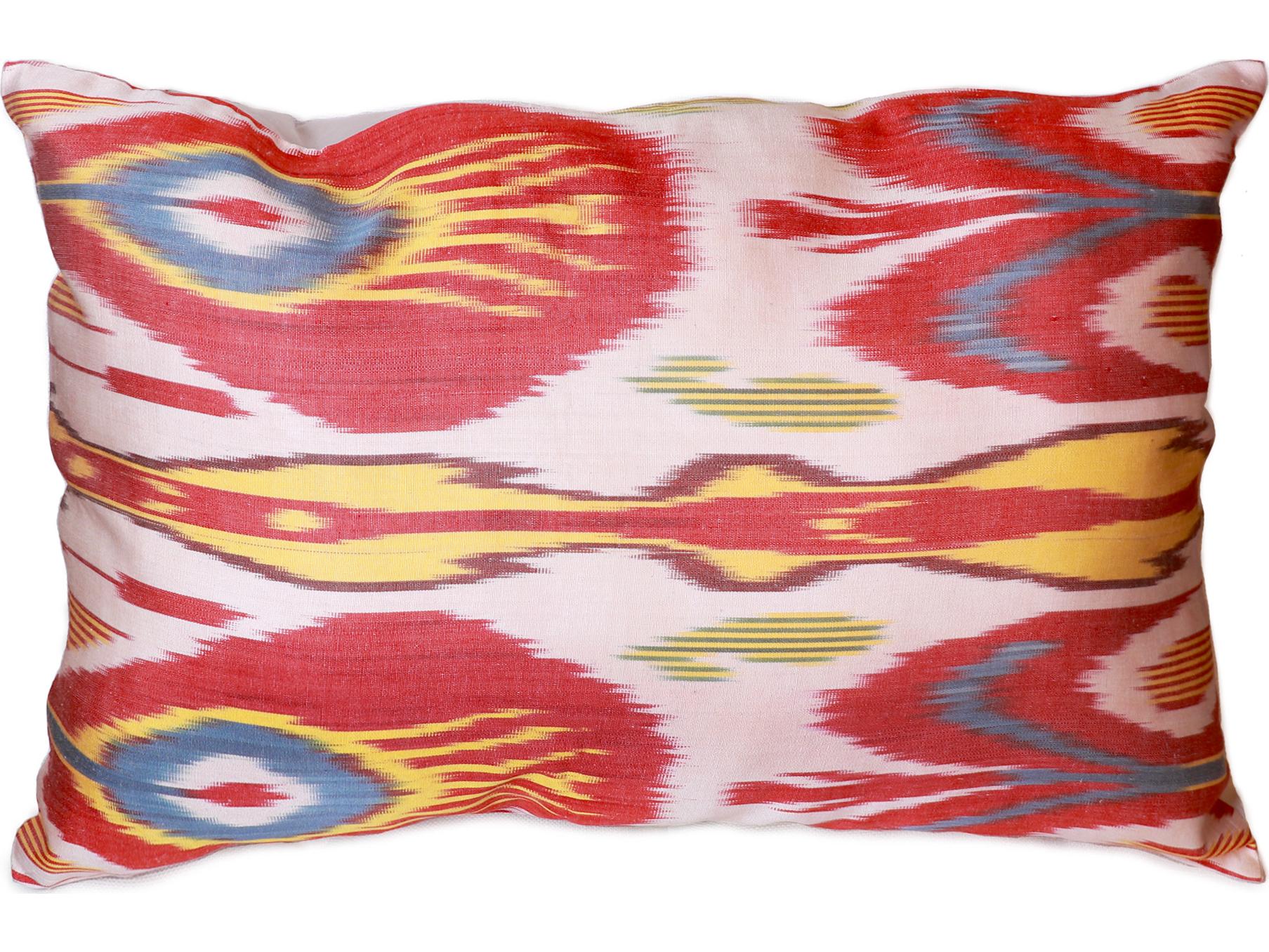 Pasargad Home Ikat Velvet Pillow