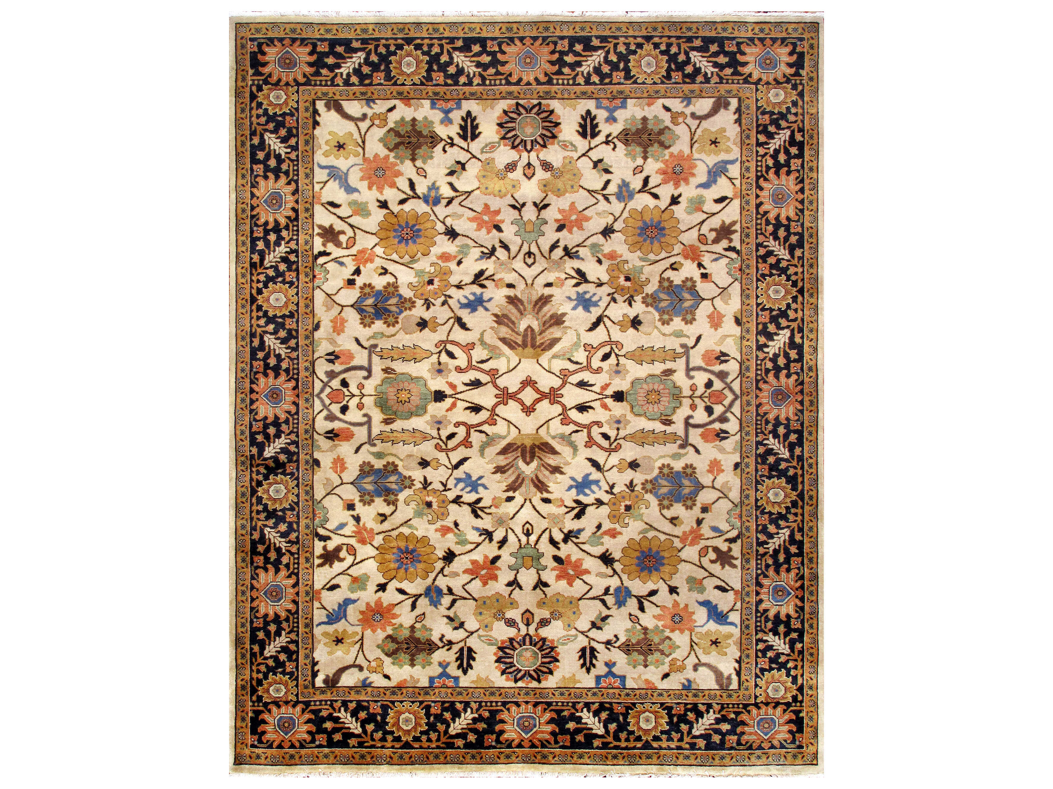 Pasargad Home Mahal Bordered Area Rug