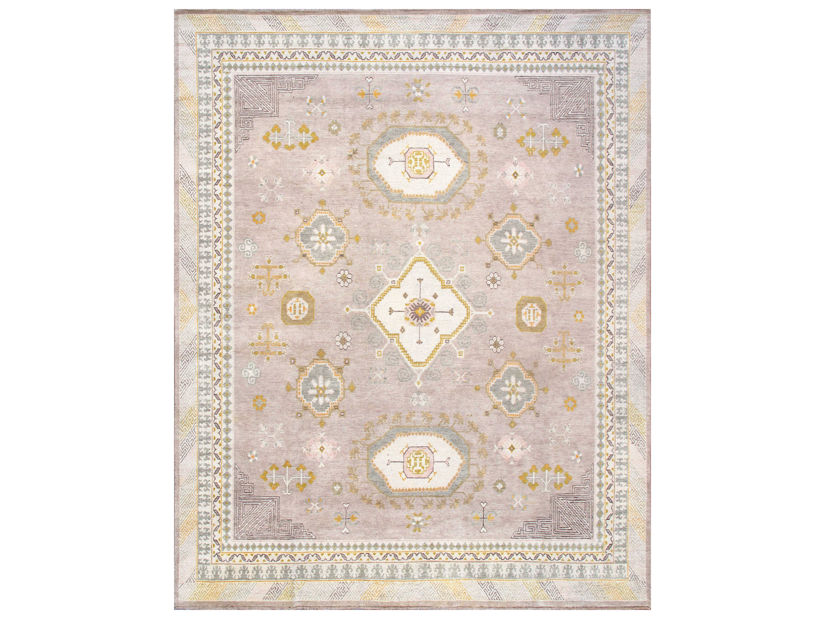 Pasargad Home Khotan Bordered Area Rug