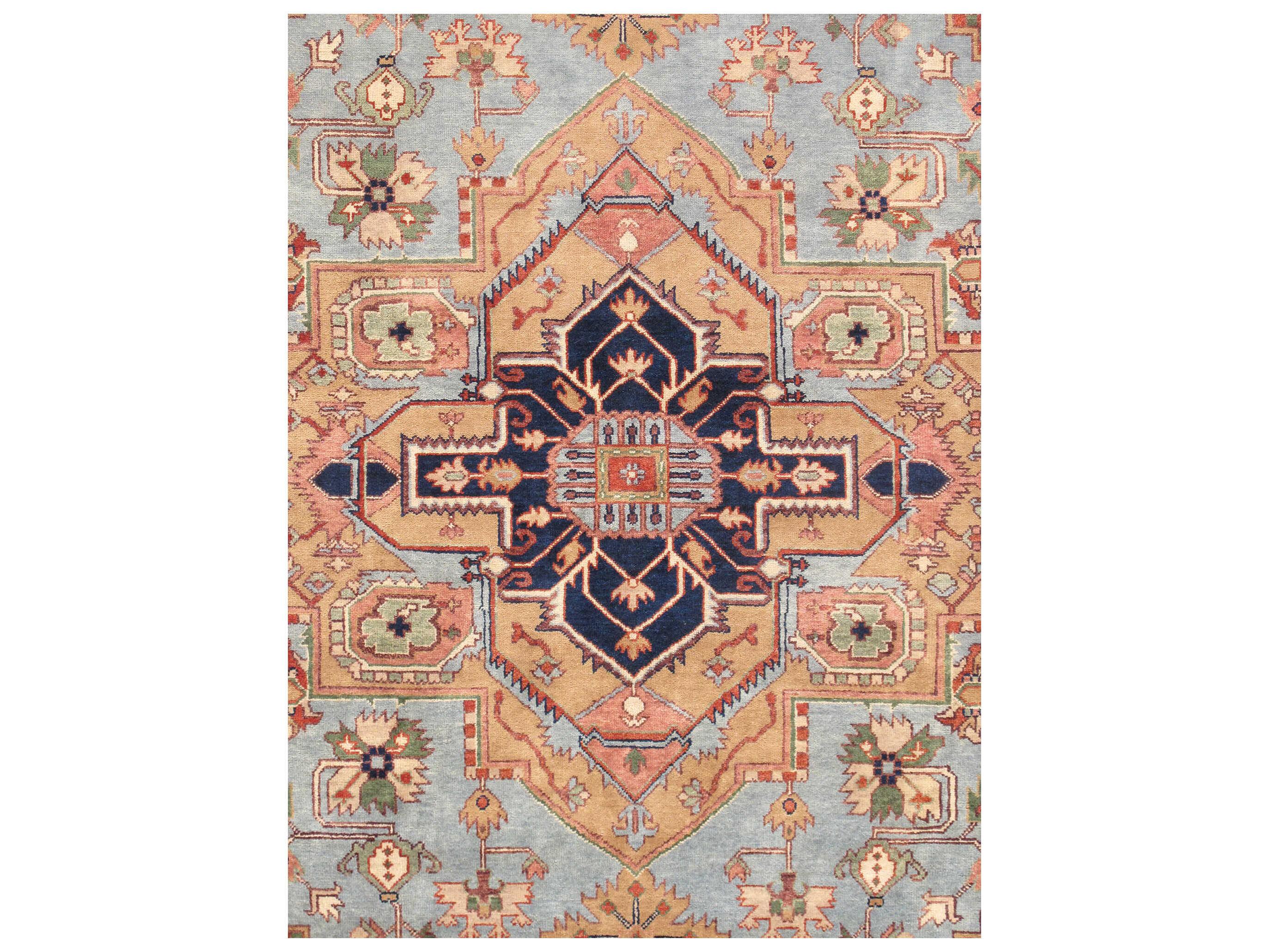 Pasargad Home Serapi Bordered Area Rug