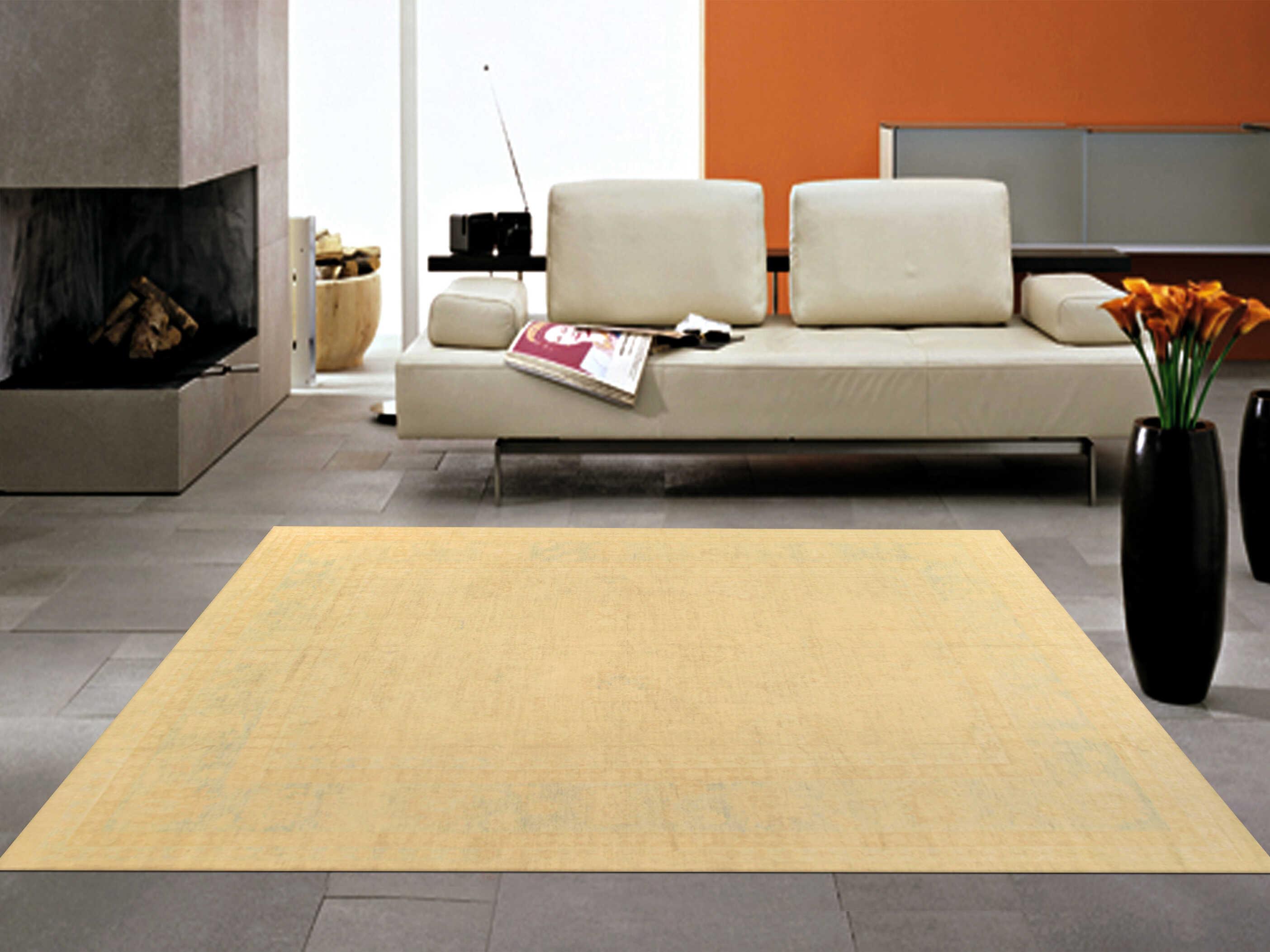 Pasargad Home Oushak Bordered Area Rug