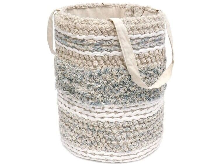 Pasargad Home Grand Canyon Beige Cotton Braided Basket