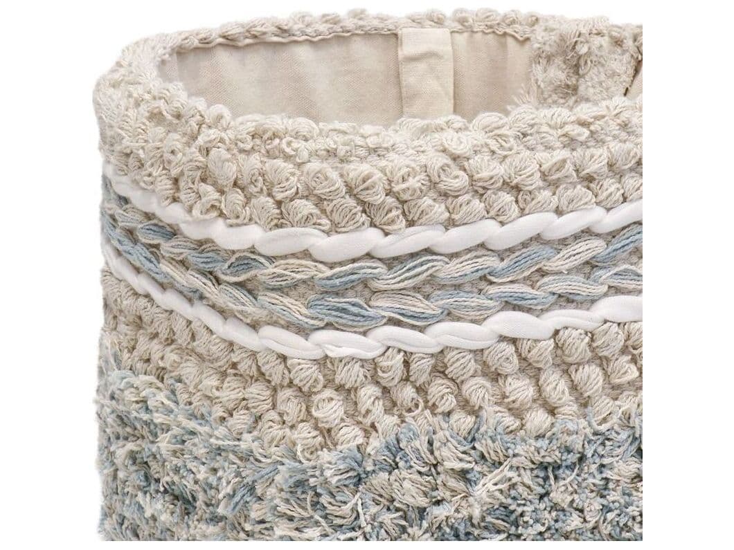 Pasargad Home Grand Canyon Beige Cotton Braided Basket
