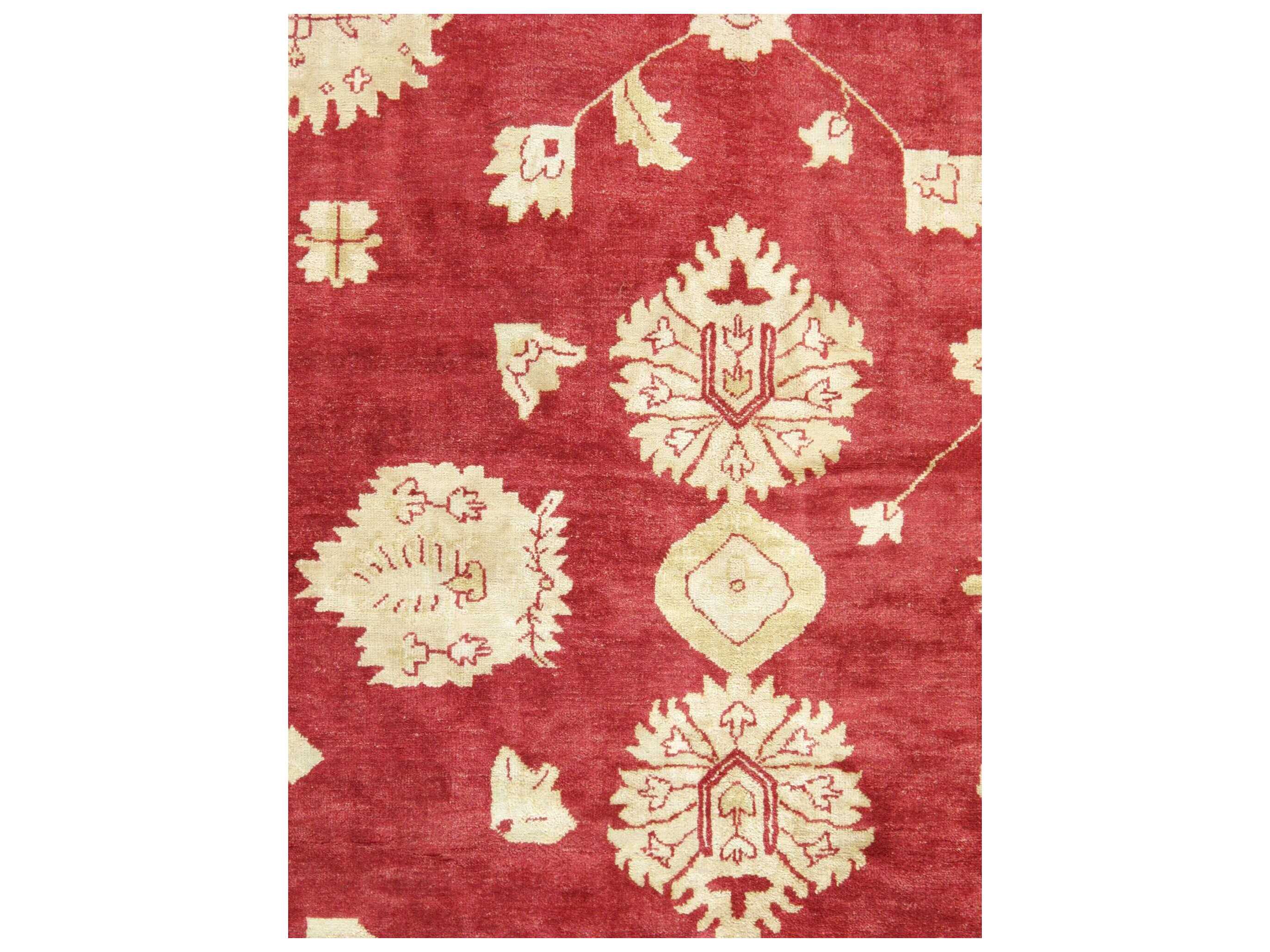 Pasargad Home Oushak Bordered Area Rug