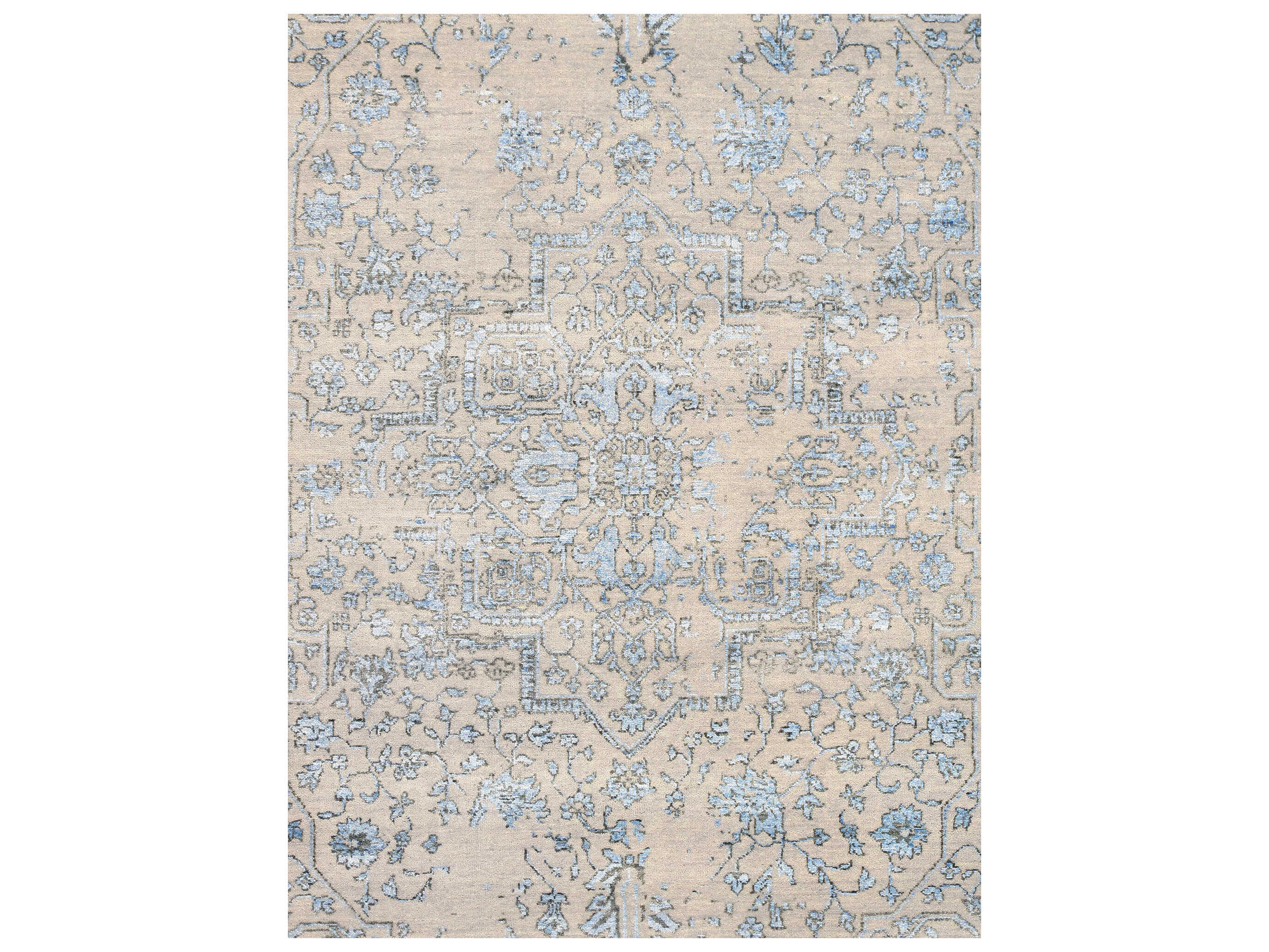 Pasargad Home Transitional Bordered Area Rug