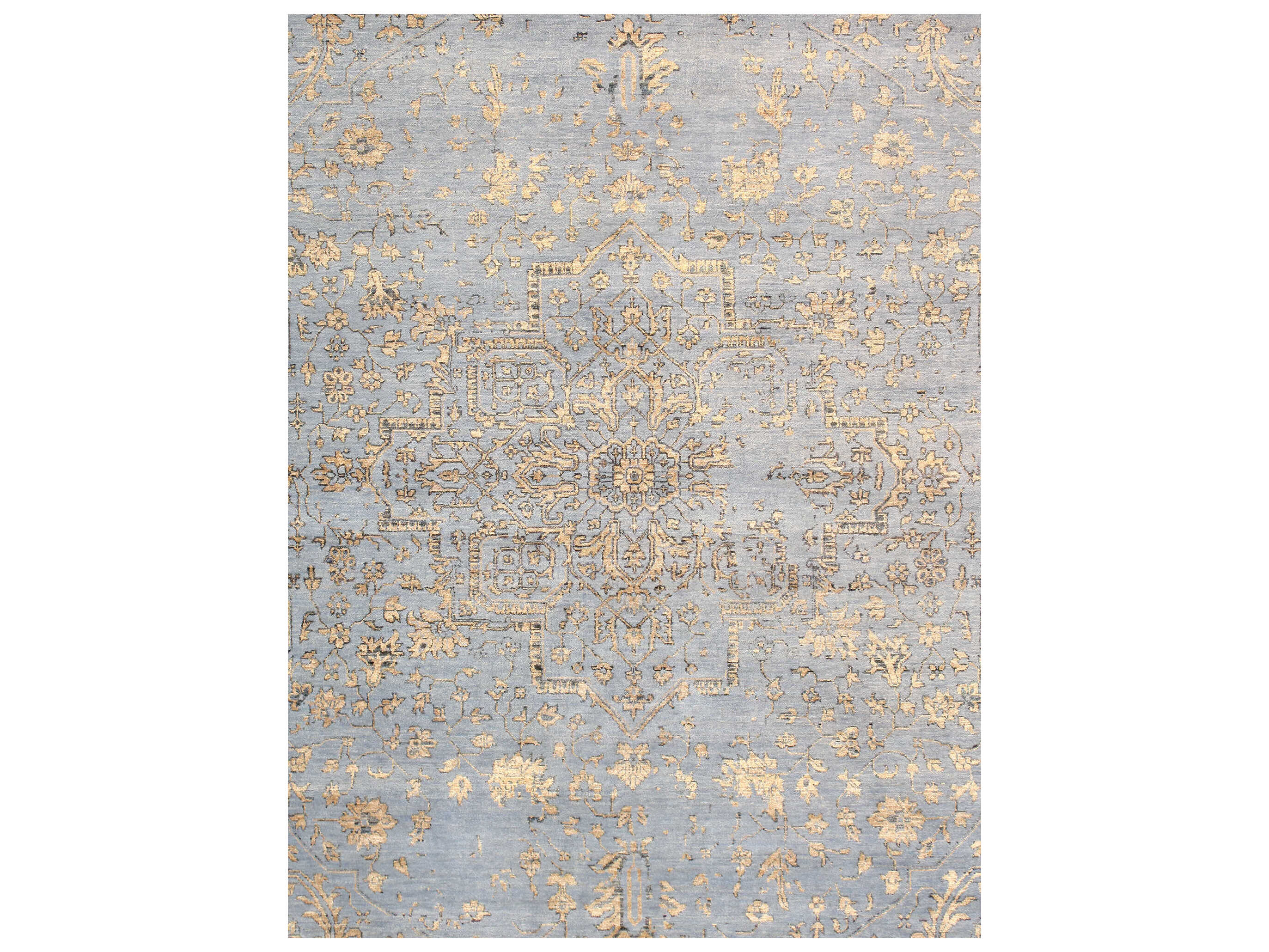 Pasargad Home Transitional Bordered Area Rug