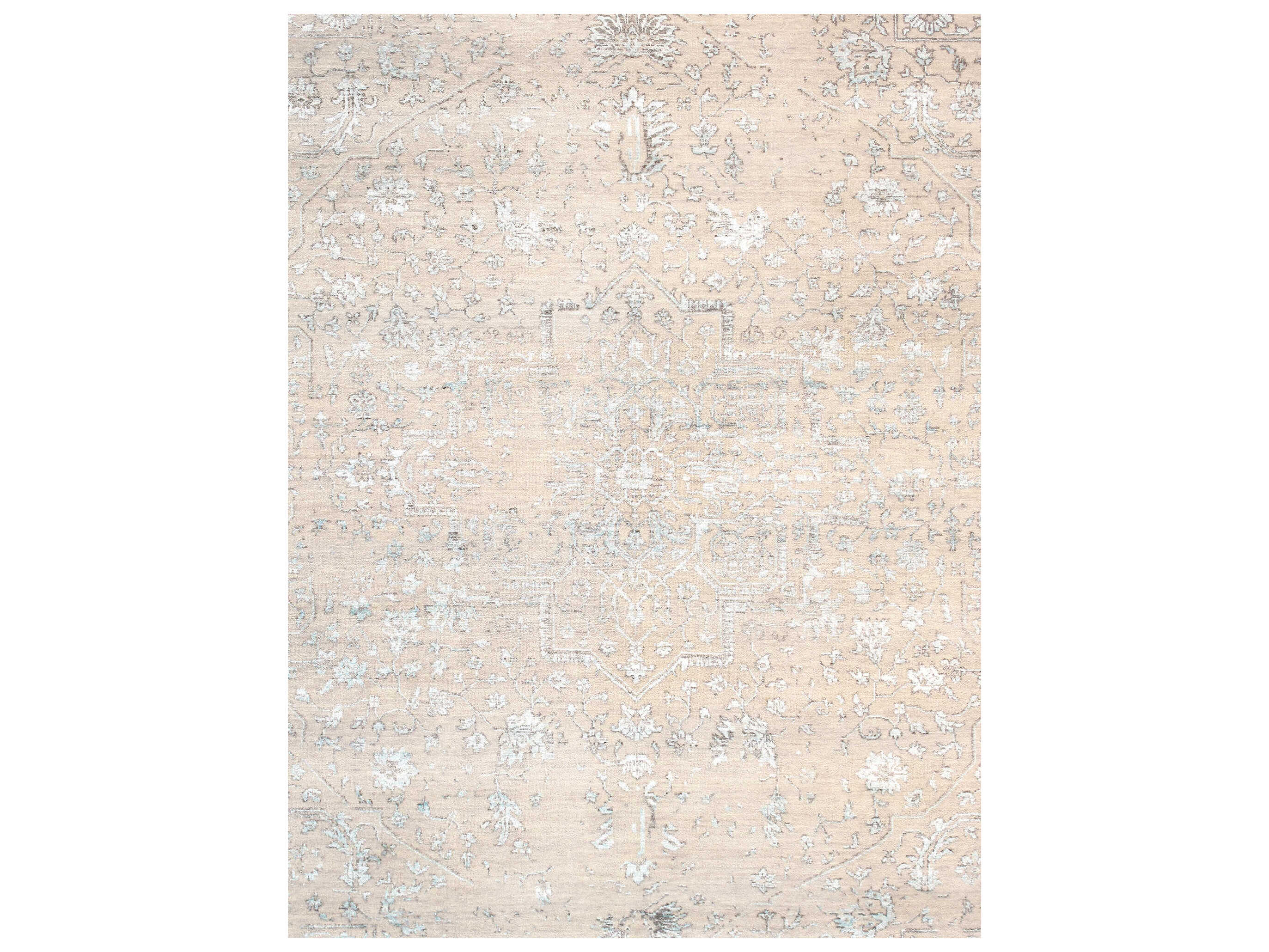 Pasargad Home Transitional Bordered Area Rug