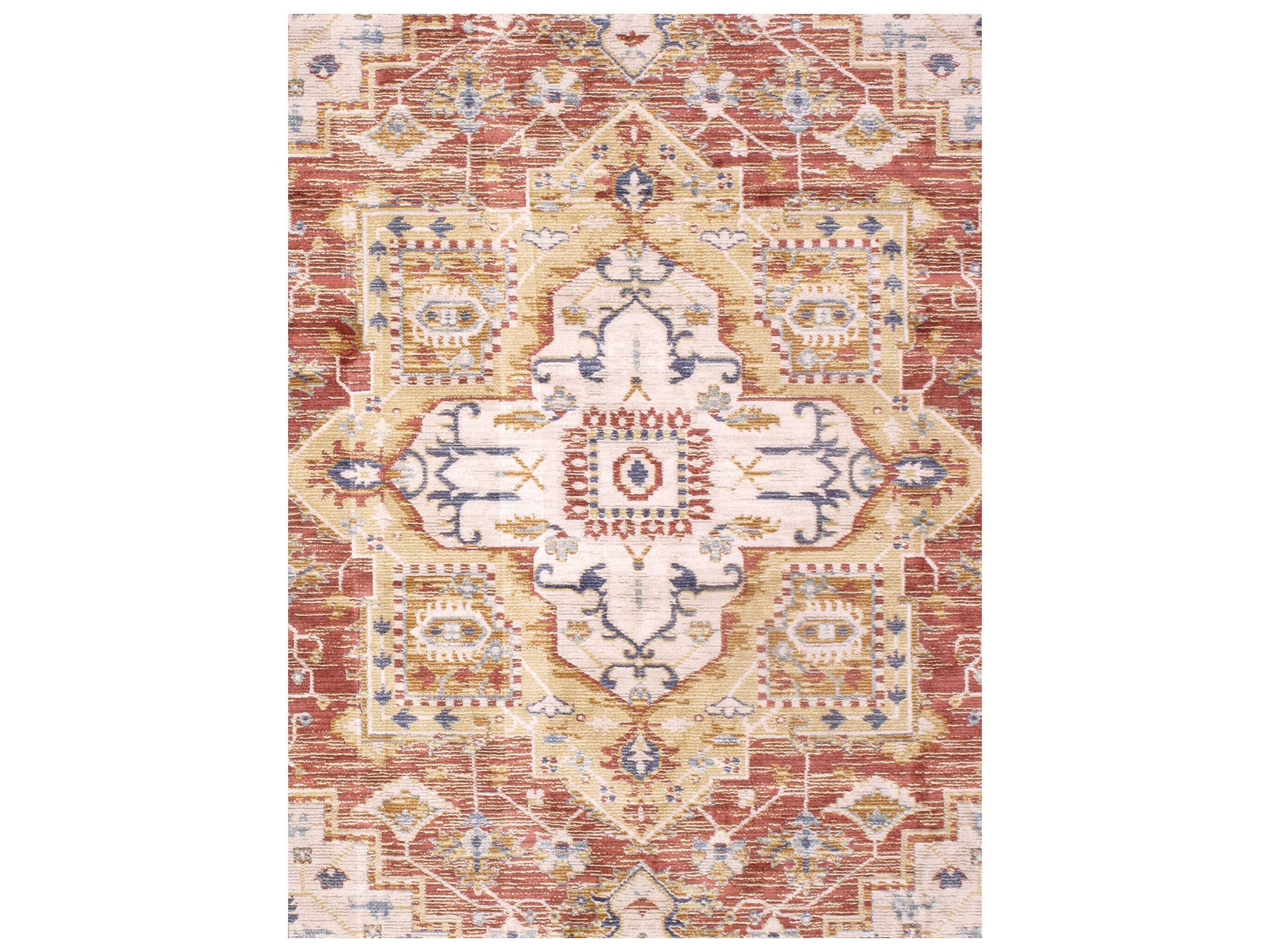 Pasargad Home Heritage Bordered Area Rug
