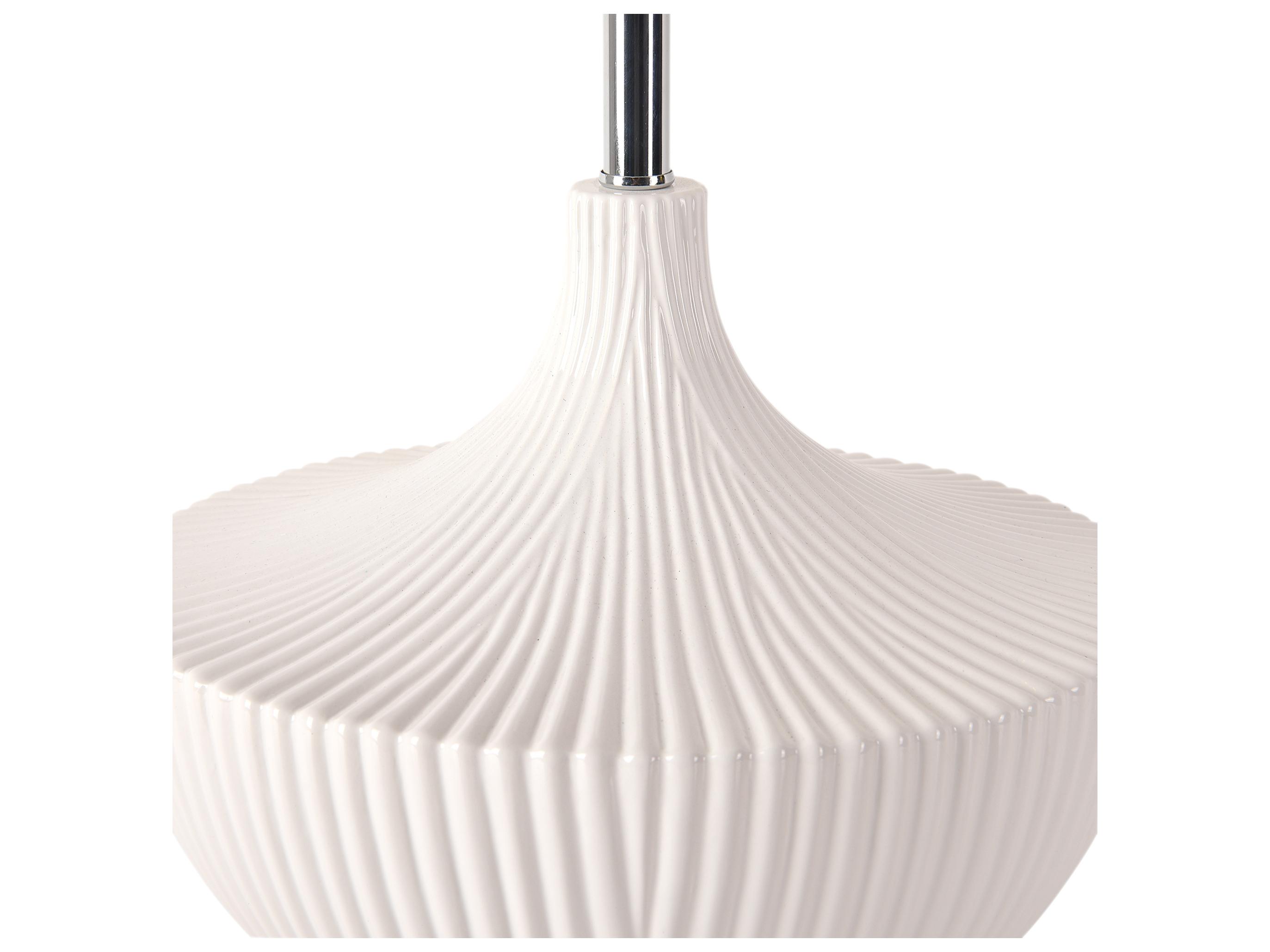 Pasargad Home Regal Jade Ivory White Buffet Lamp