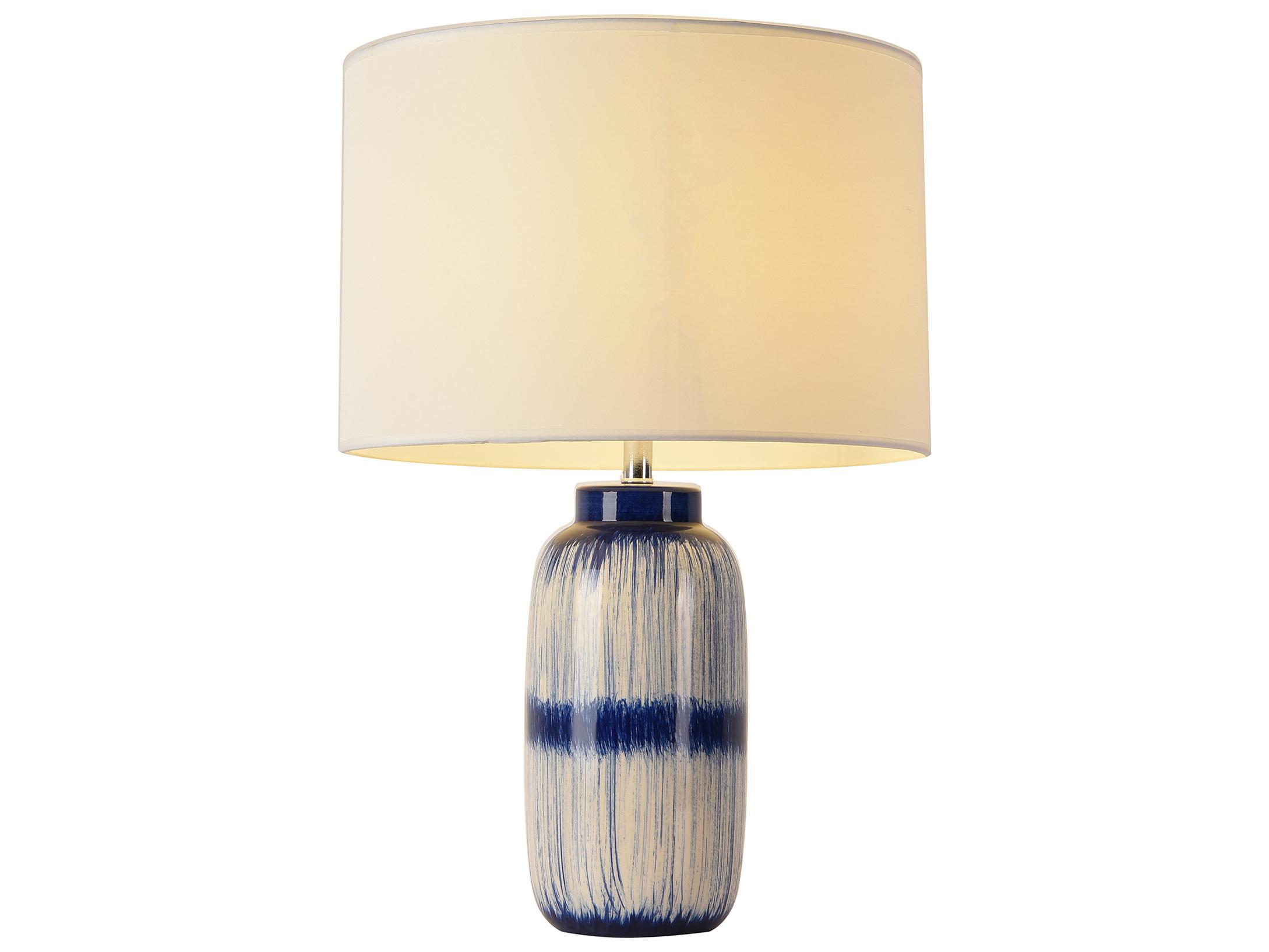 Pasargad Home Regal Garcia White Blue Table Lamp
