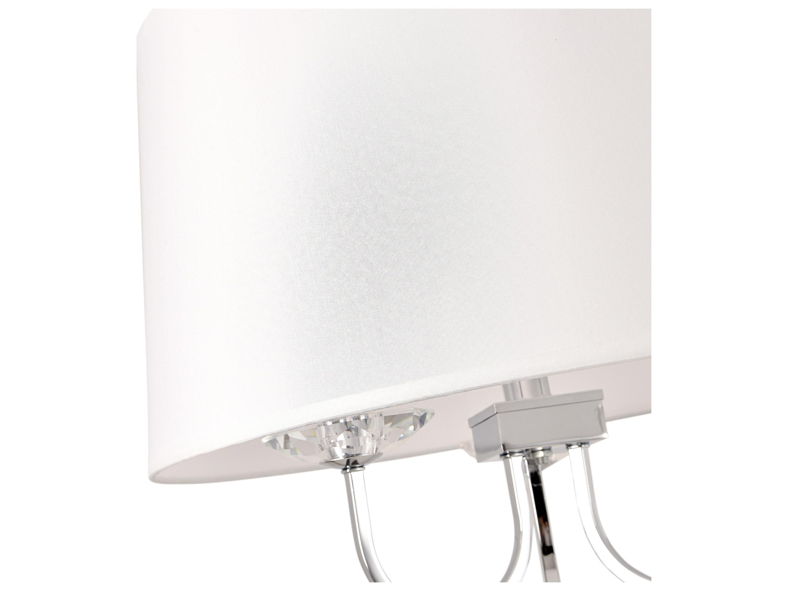 Pasargad Home Bliss Azure 3-Light Silver Candelabra Drum Chandelier