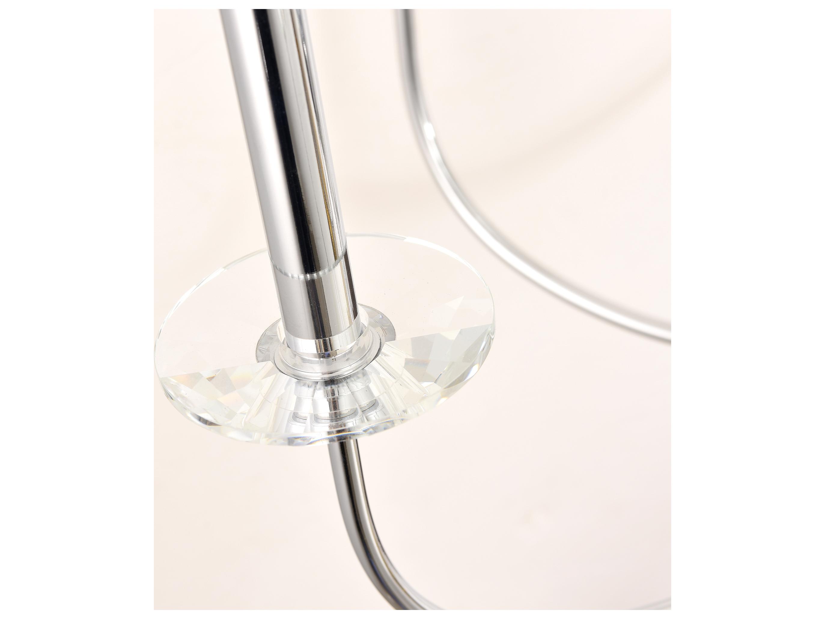 Pasargad Home Vicenza Hestia 6-Light Silver Candelabra Chandelier