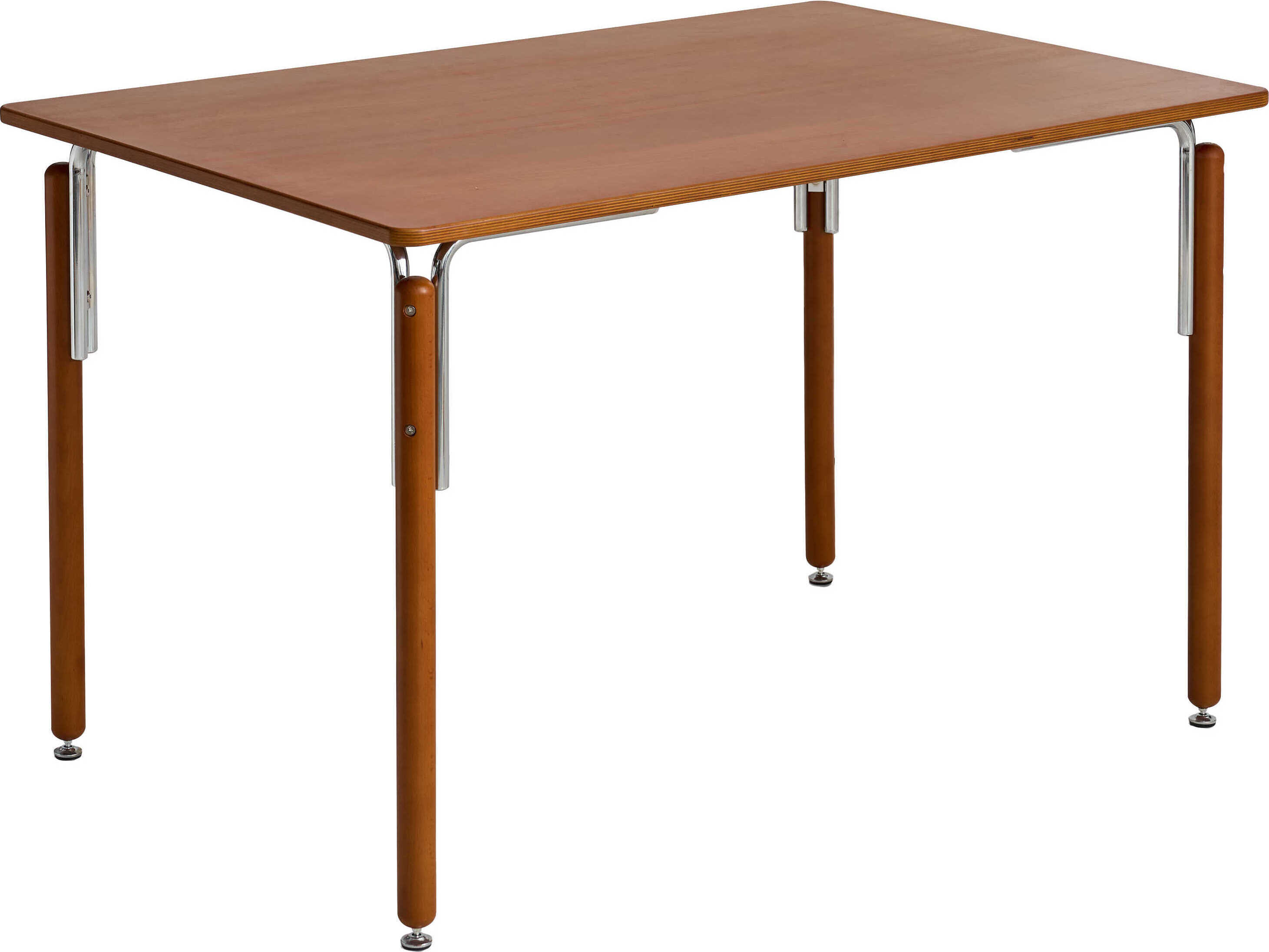 Pasargad Home Osaka Kobe Rectangular Wood Brown Dining Table