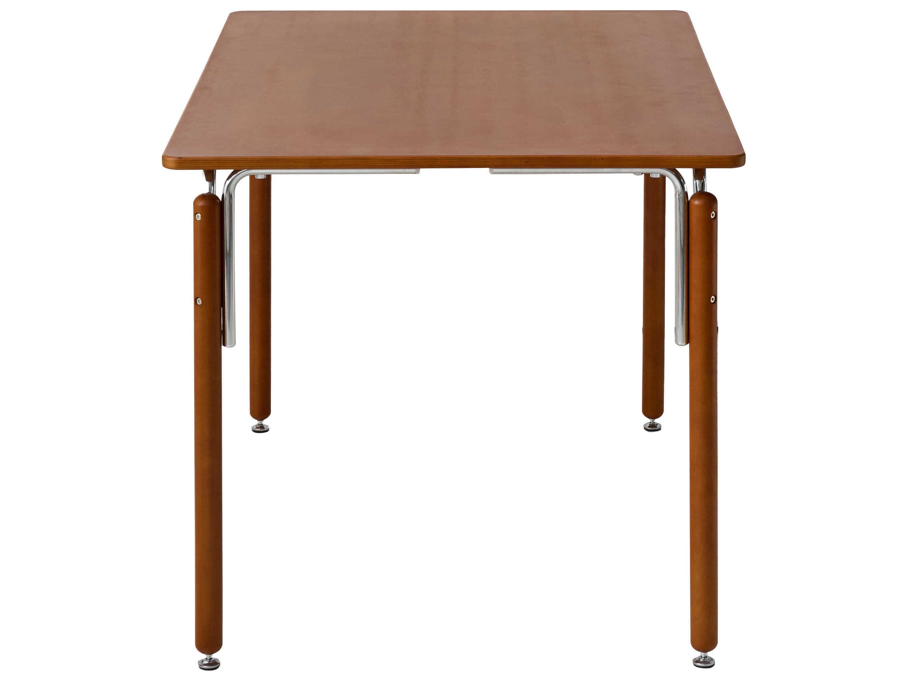 Pasargad Home Osaka Kobe Rectangular Wood Brown Dining Table