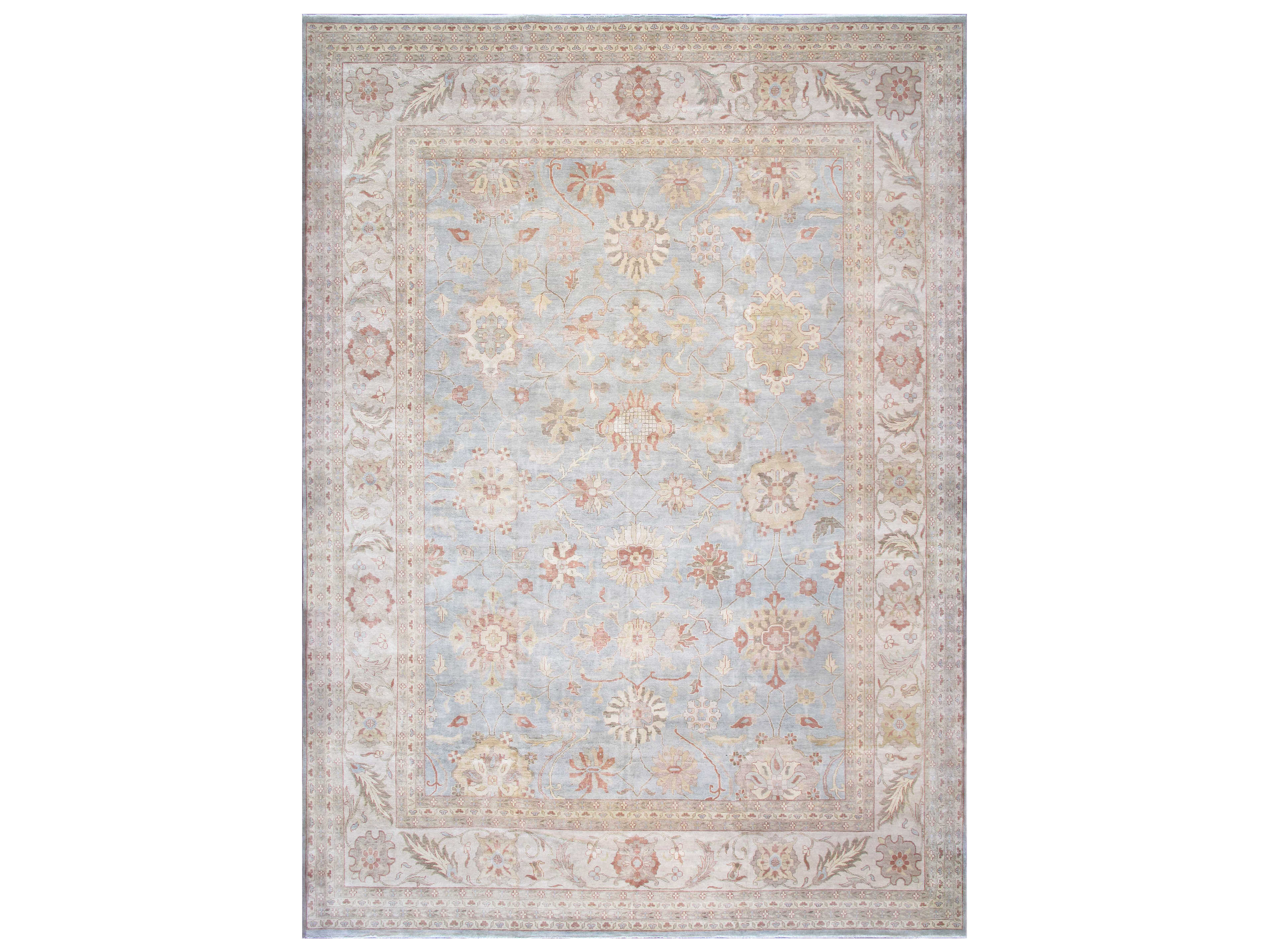Pasargad Home Melody Bordered Area Rug