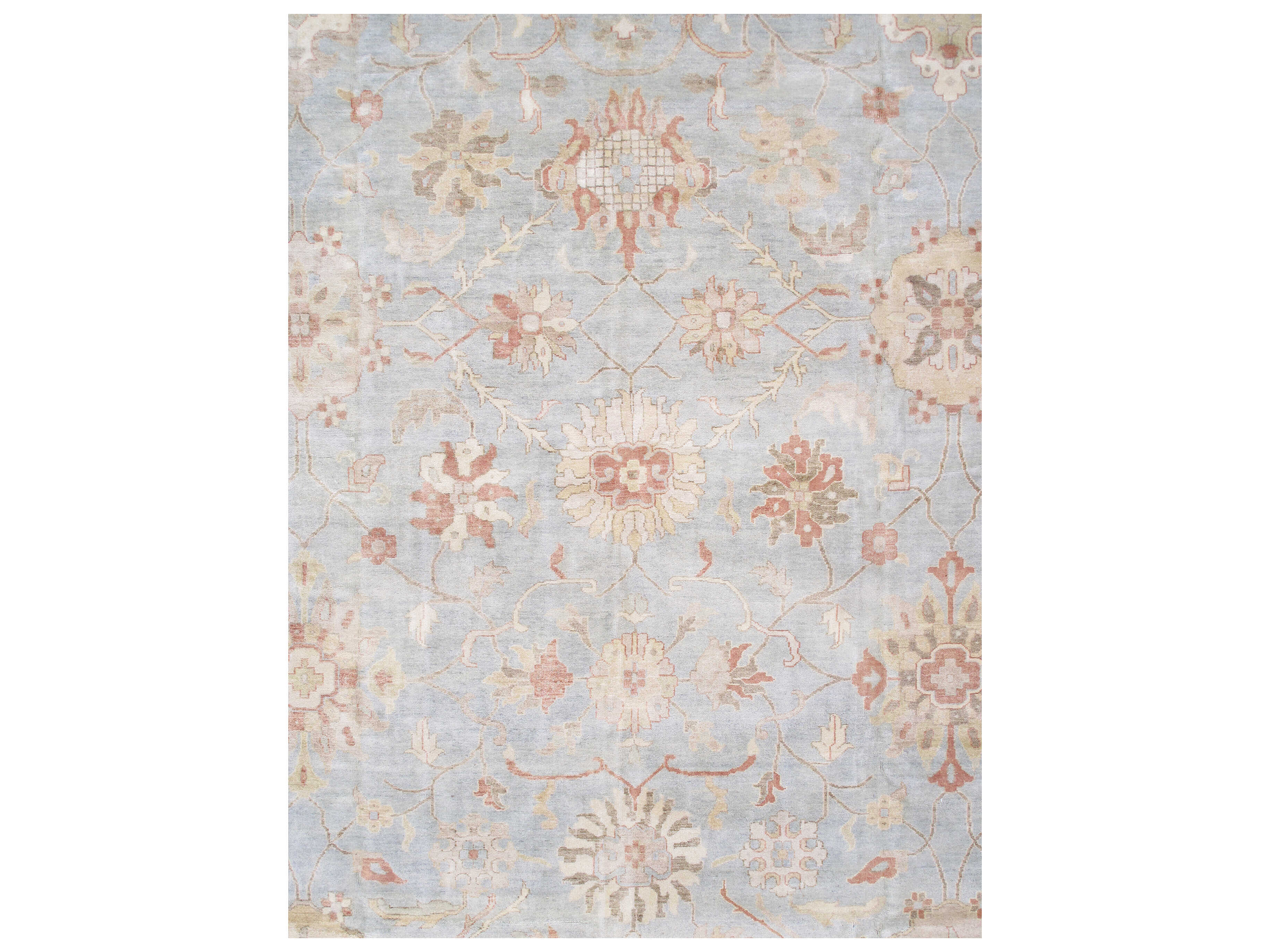 Pasargad Home Melody Bordered Area Rug