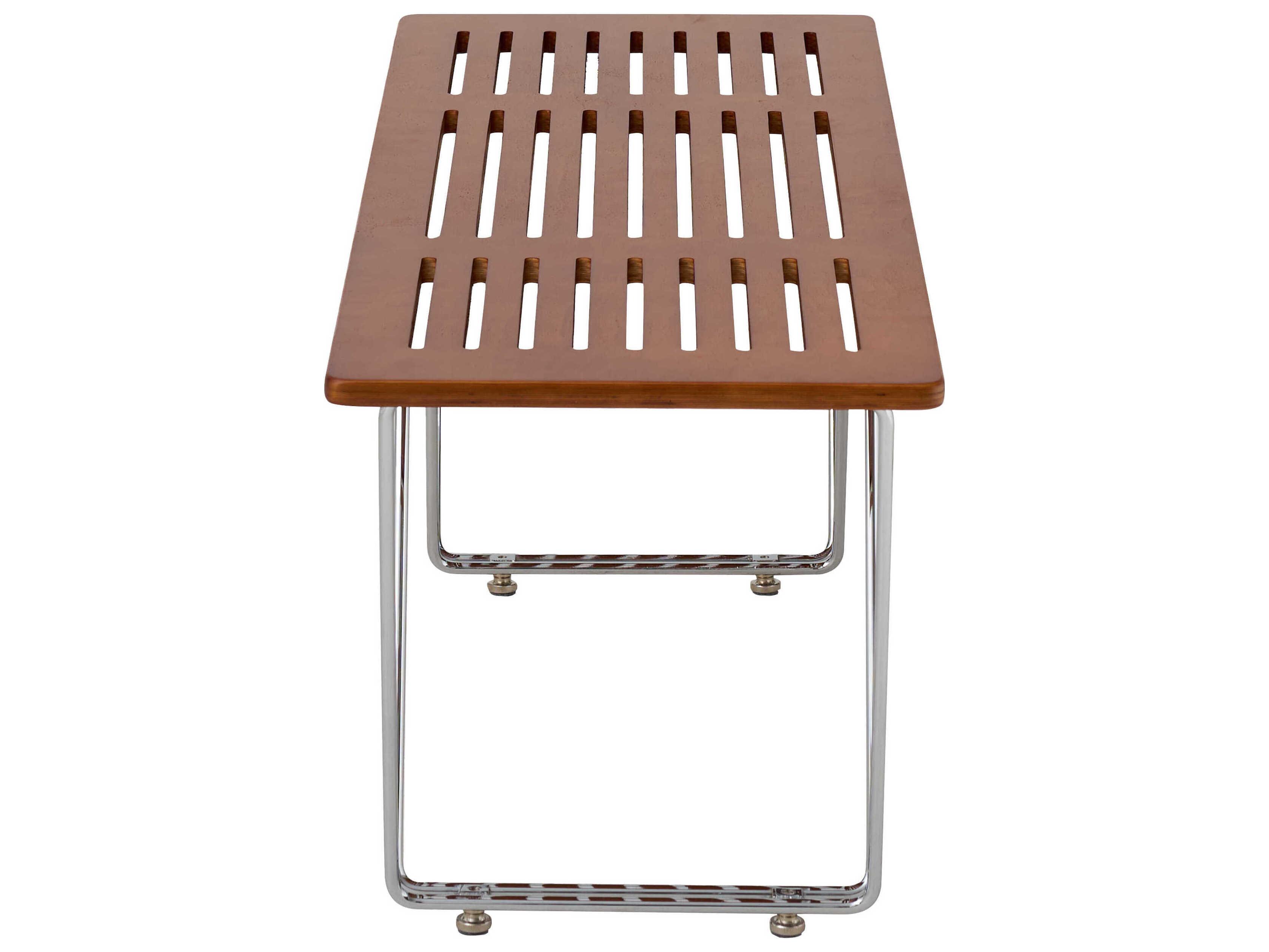 Pasargad Home Osaka Fuji Brown Accent Bench