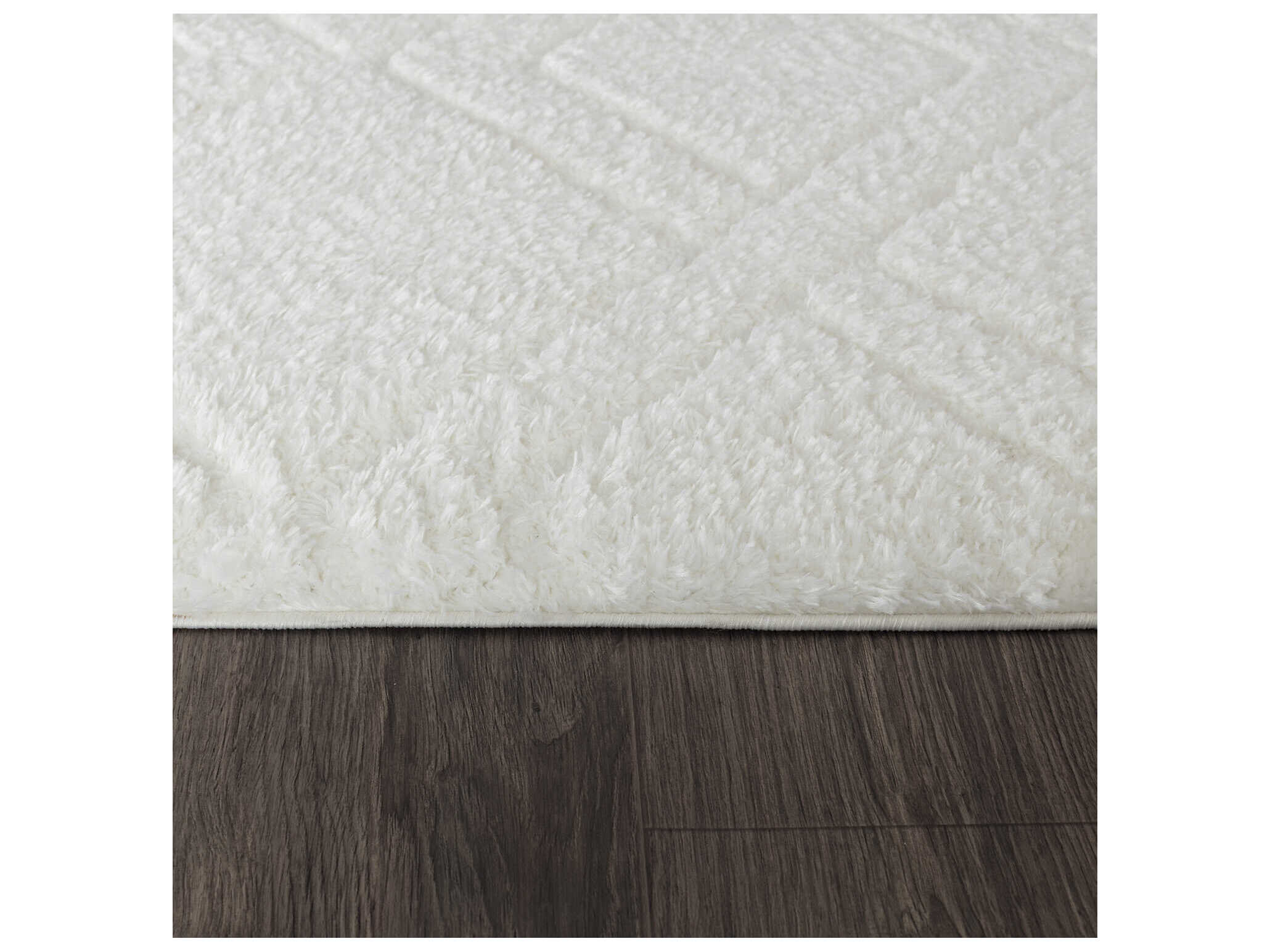 Pasargad Home Paris Shag Geometric Area Rug