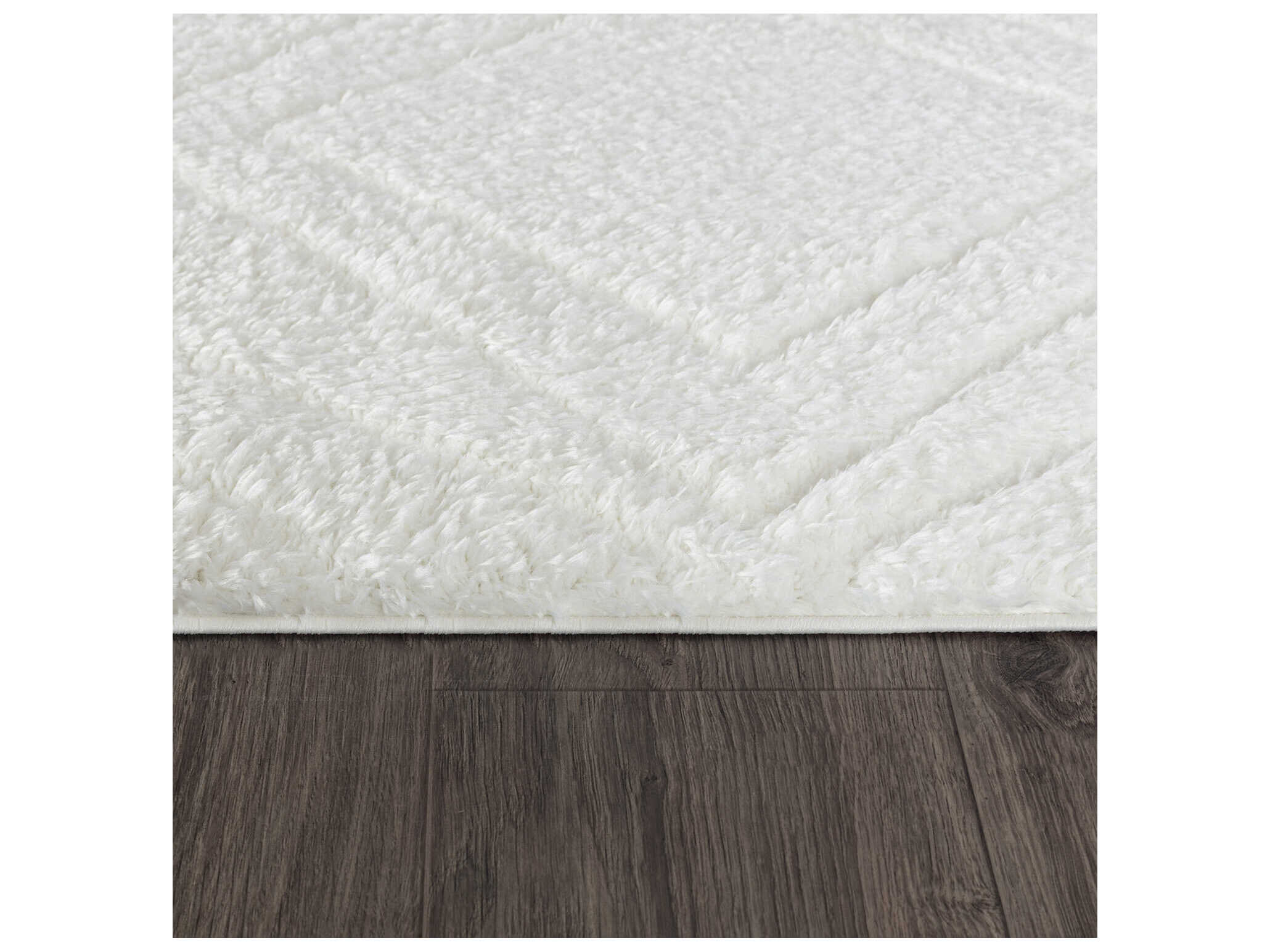 Pasargad Home Paris Shag Geometric Area Rug