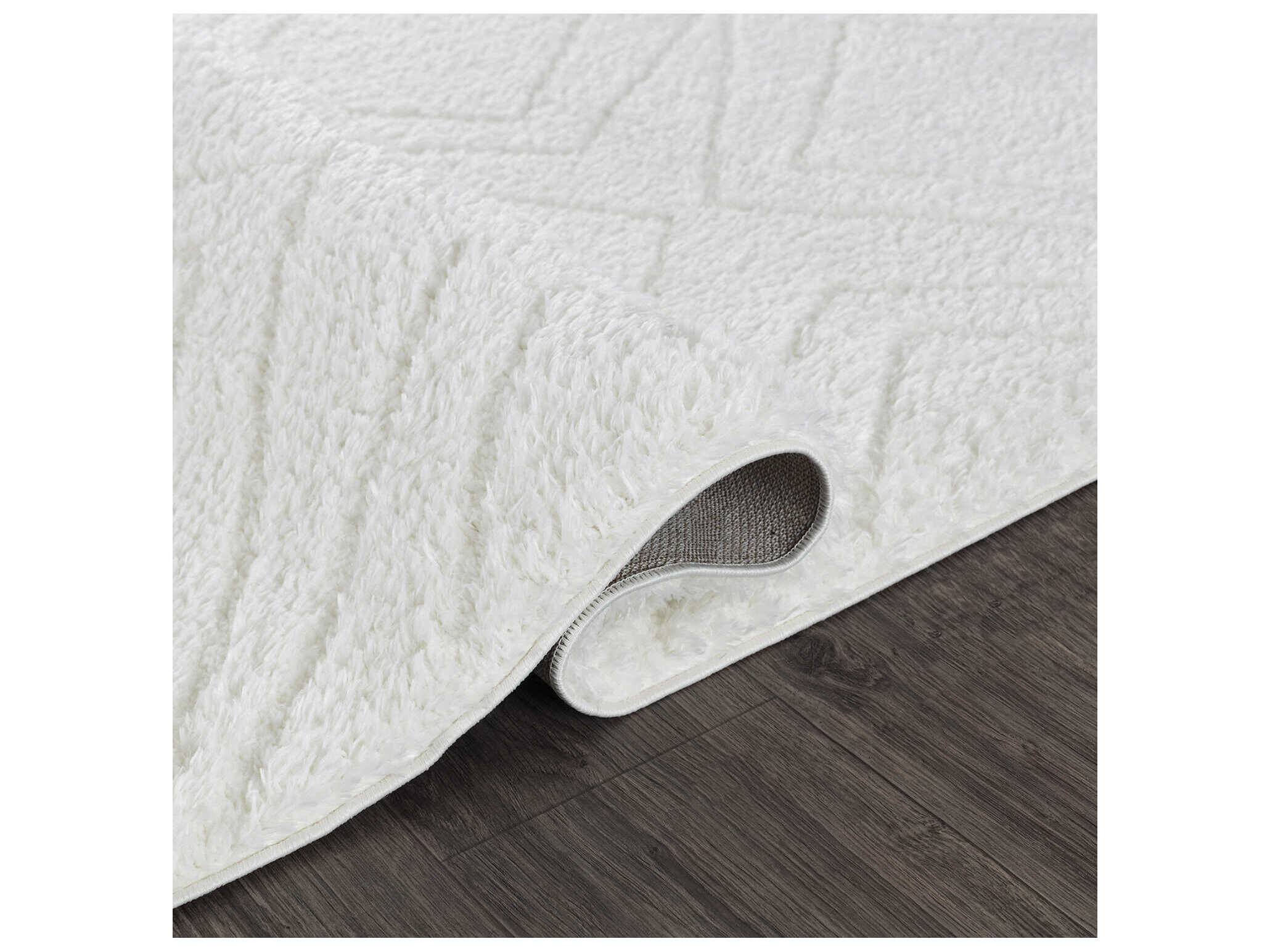 Pasargad Home Paris Shag Geometric Area Rug