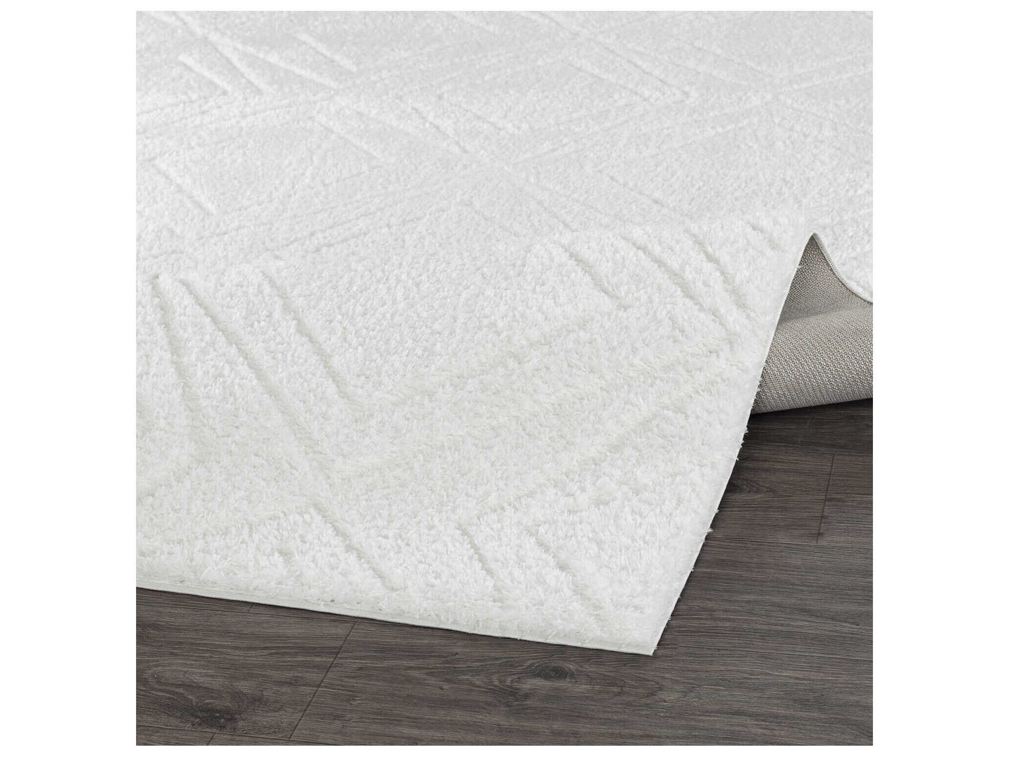 Pasargad Home Paris Shag Geometric Area Rug