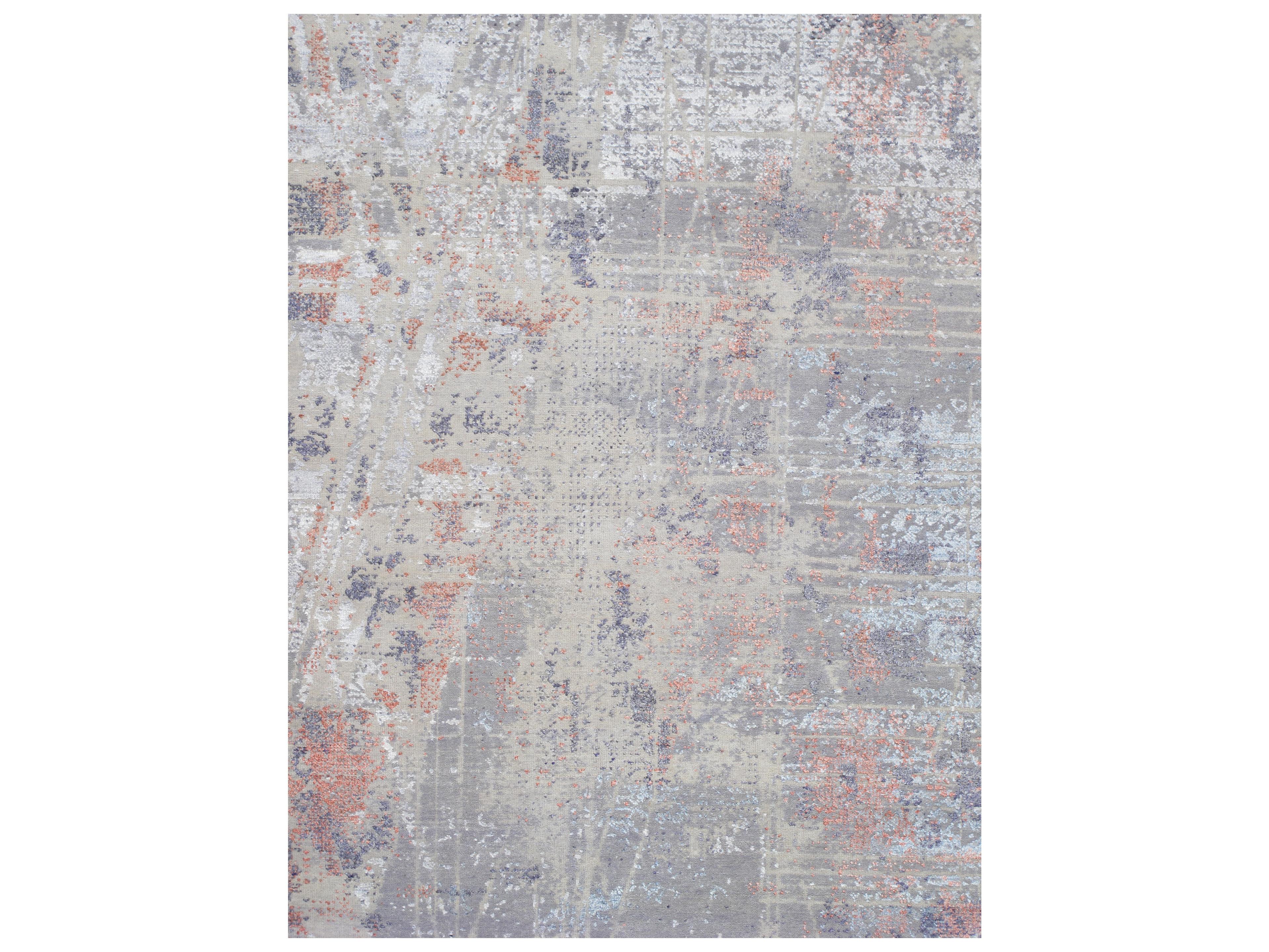 Pasargad Home Modern Beige Abstract Area Rug