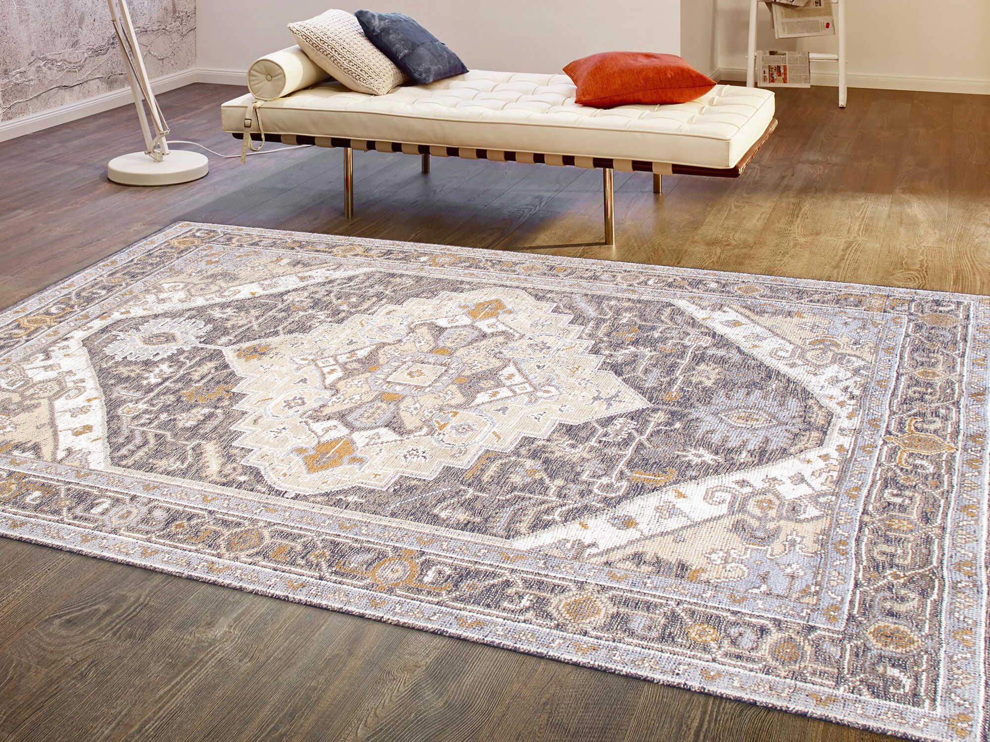 Pasargad Home Serapi Bordered Area Rug