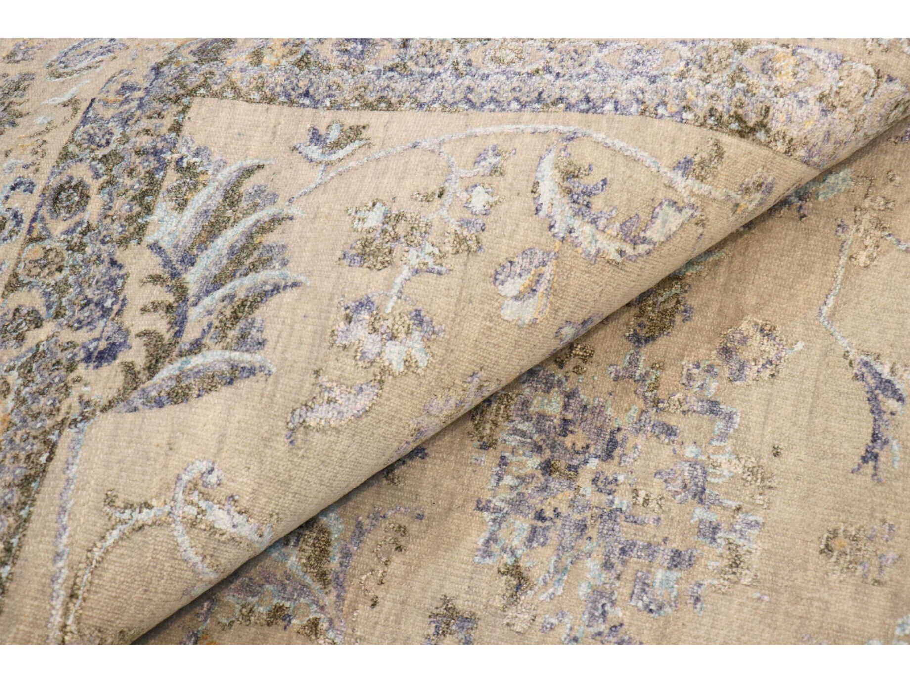 Pasargad Home Transitional Bordered Area Rug