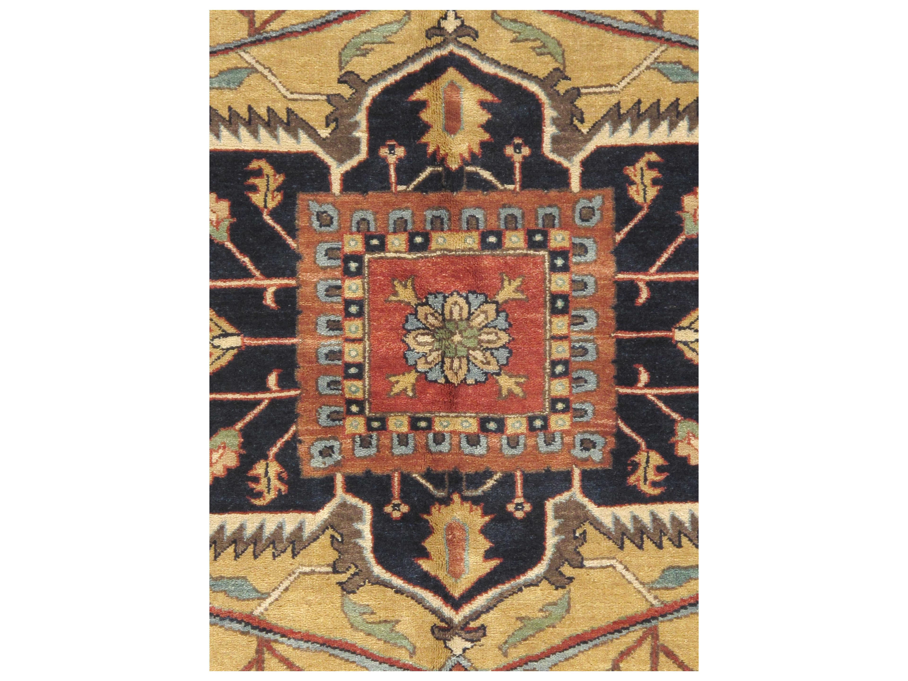 Pasargad Home Serapi Bordered Area Rug