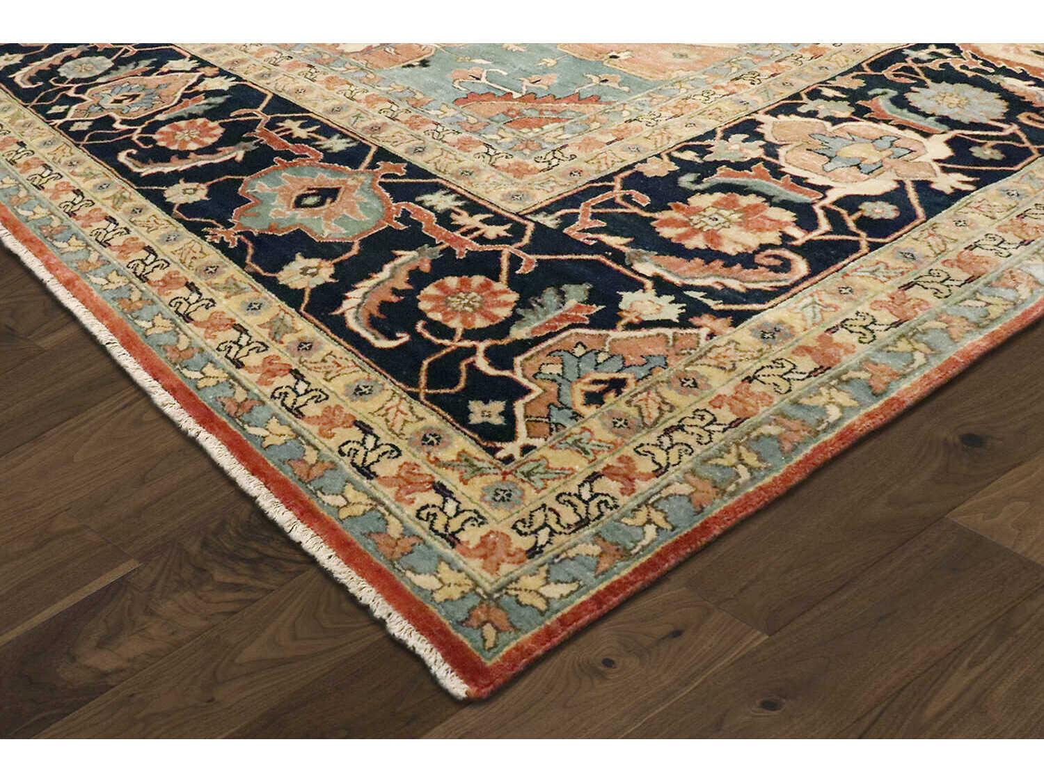 Pasargad Home Serapi Bordered Area Rug