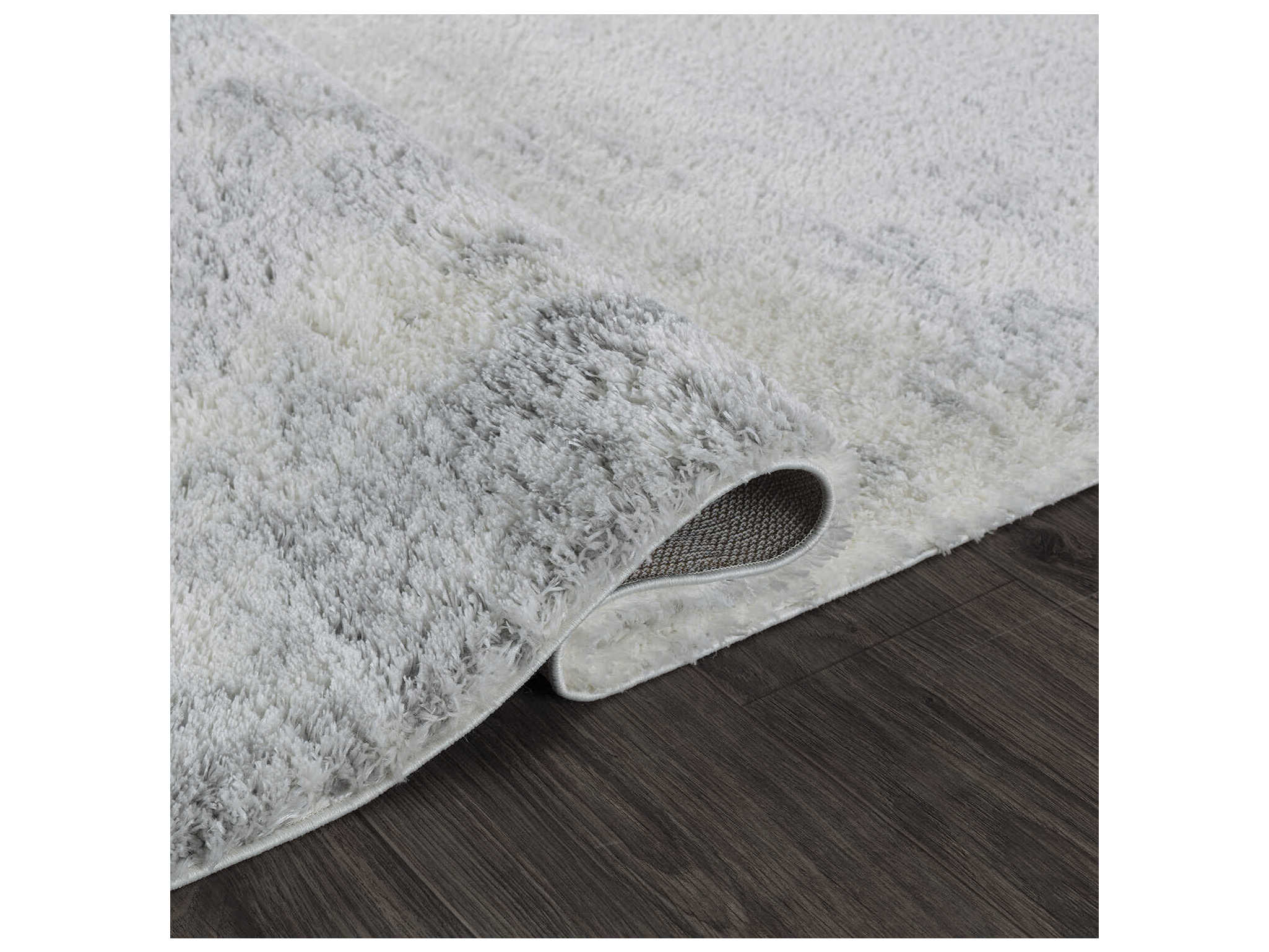 Pasargad Home Paris Shag Abstract Area Rug