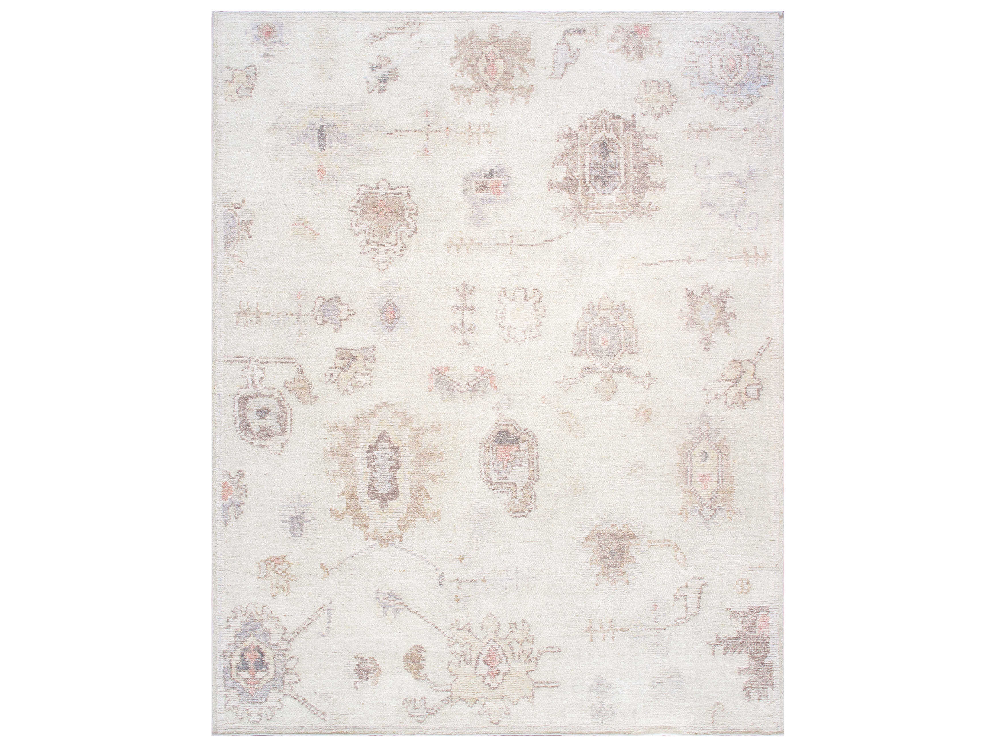 Pasargad Home Oushak Floral Area Rug