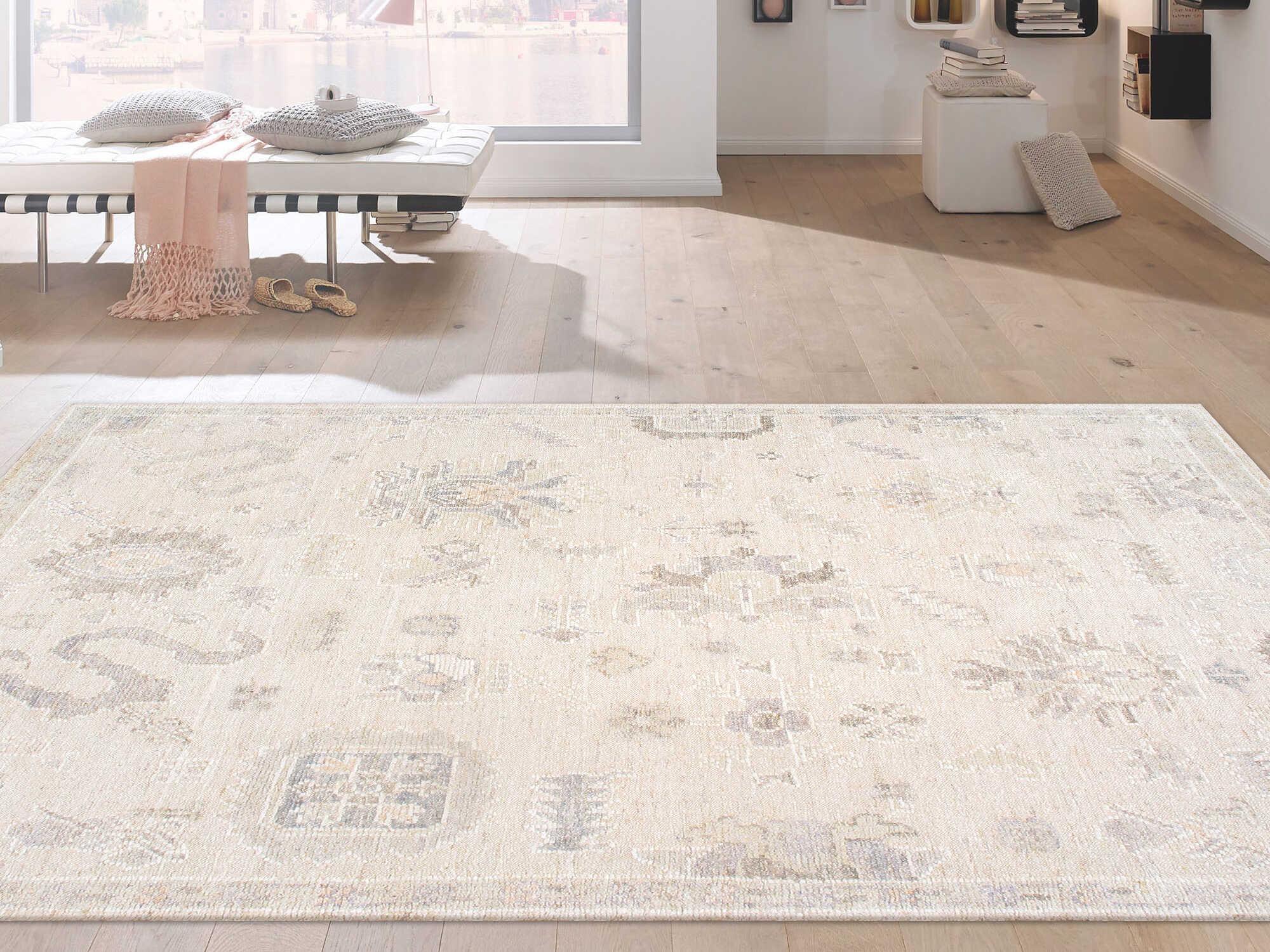 Pasargad Home Oushak Floral Area Rug