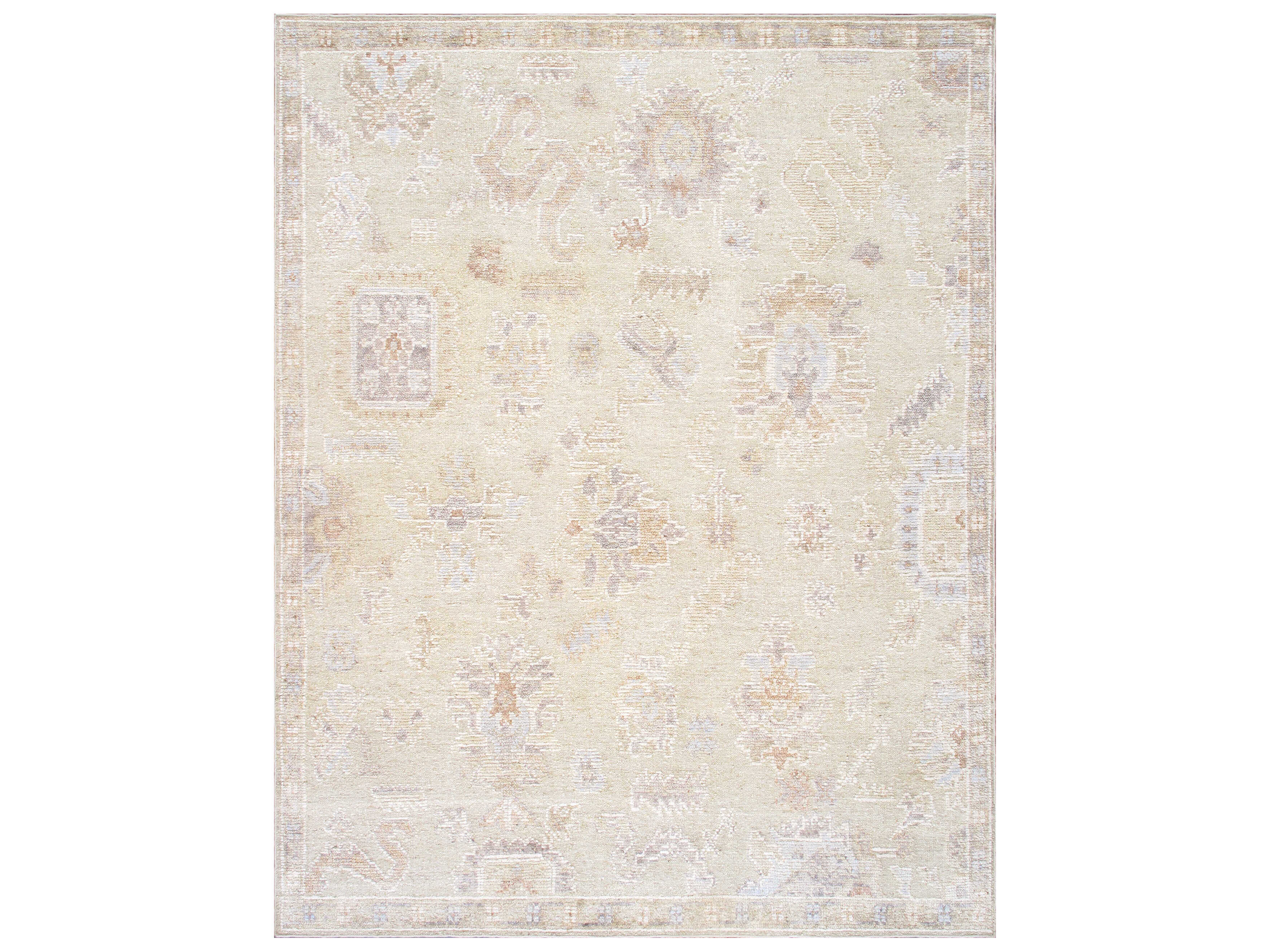 Pasargad Home Oushak Floral Area Rug