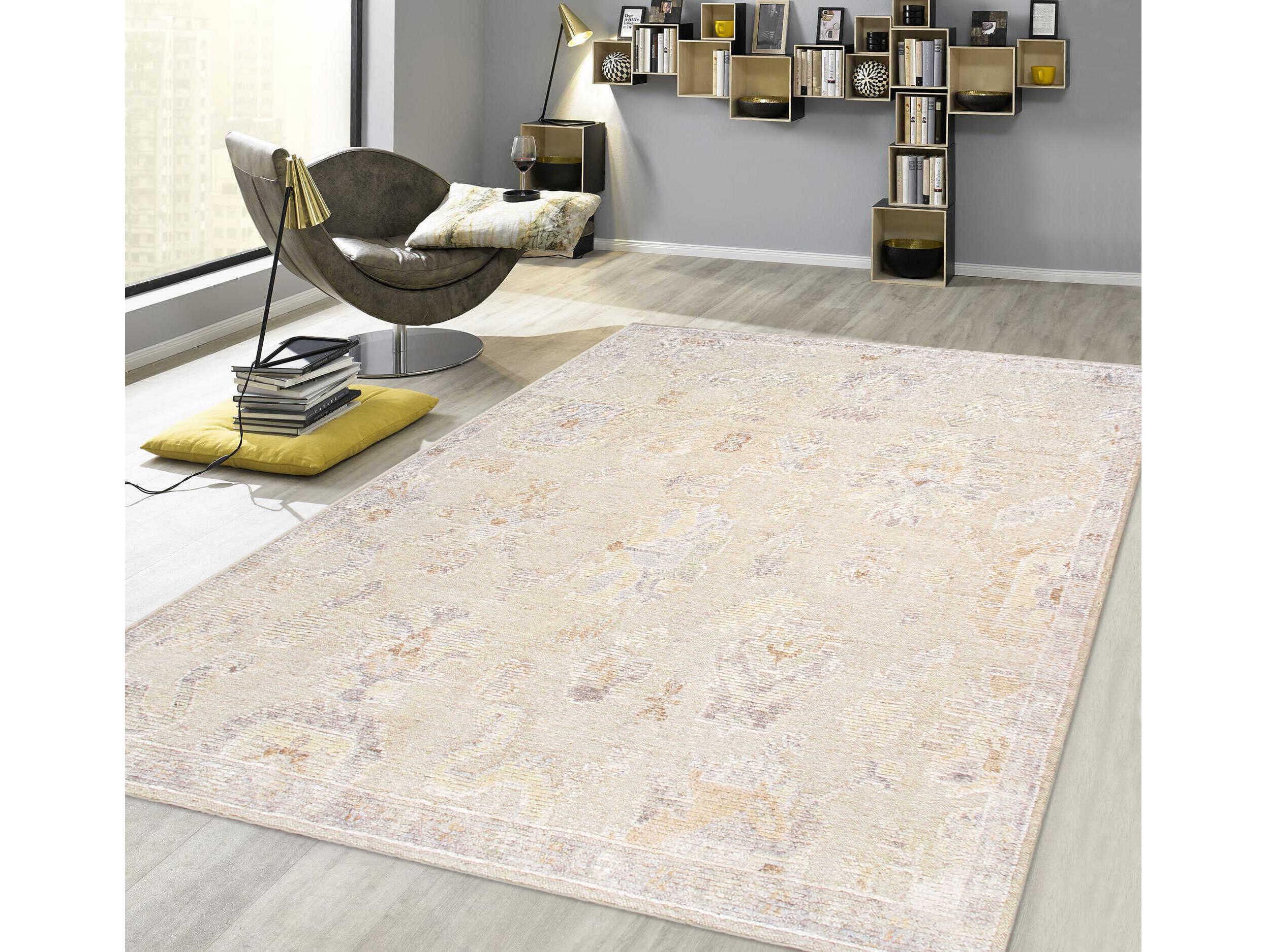 Pasargad Home Oushak Floral Area Rug