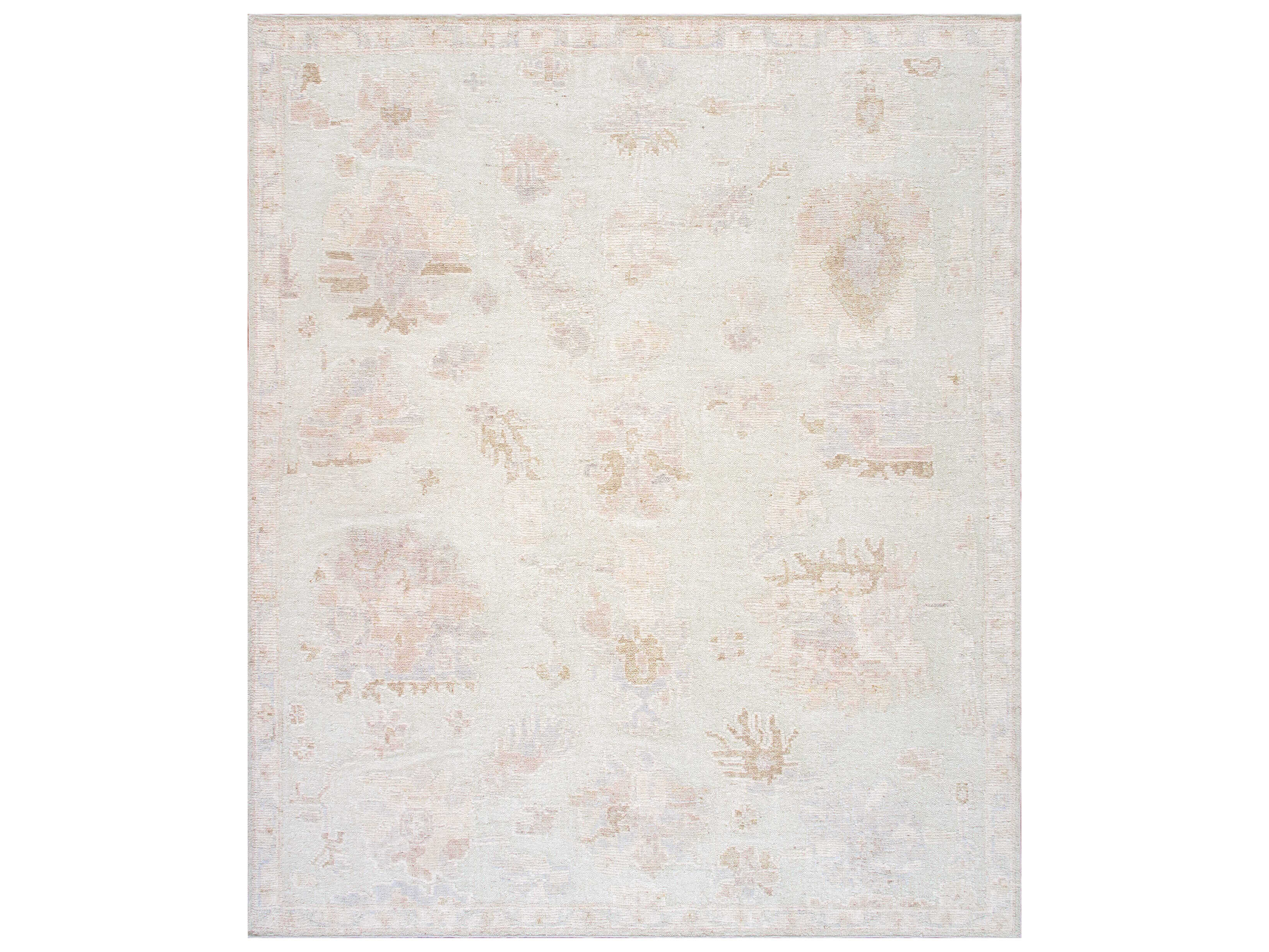 Pasargad Home Oushak Floral Area Rug